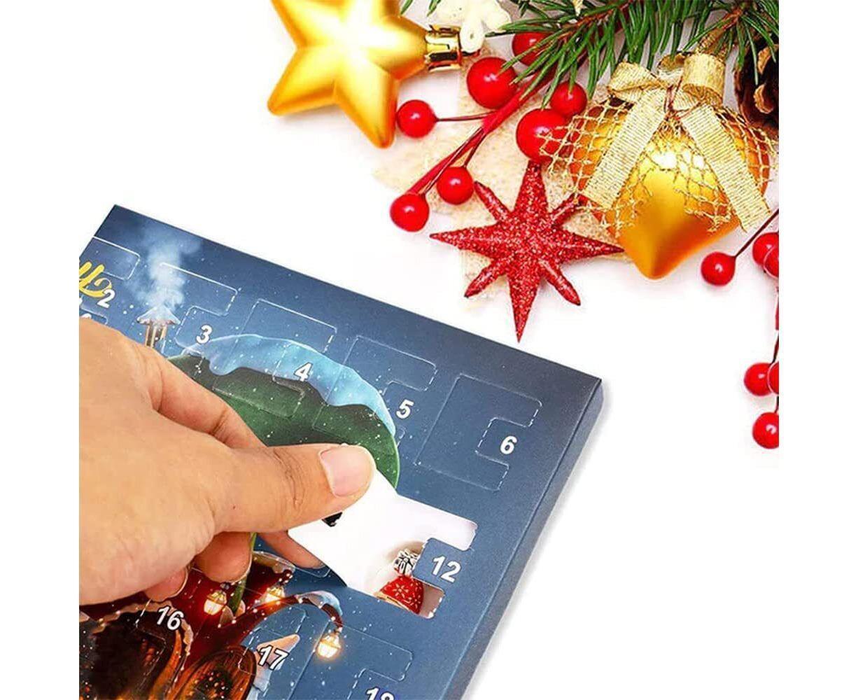 24Pcs Xmas Advent Calendar Christmas Countdown Calendar DIY Charm Bracelet Making Kit Gift - Image 5