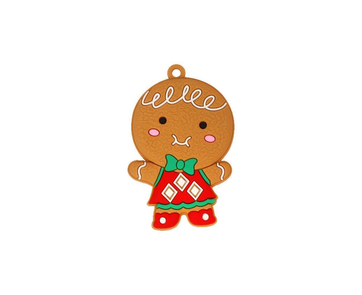 12Pcs Gingerbread Man Christmas Tree Hanging Pendants Cute Christmas Party Ornaments - Image 2