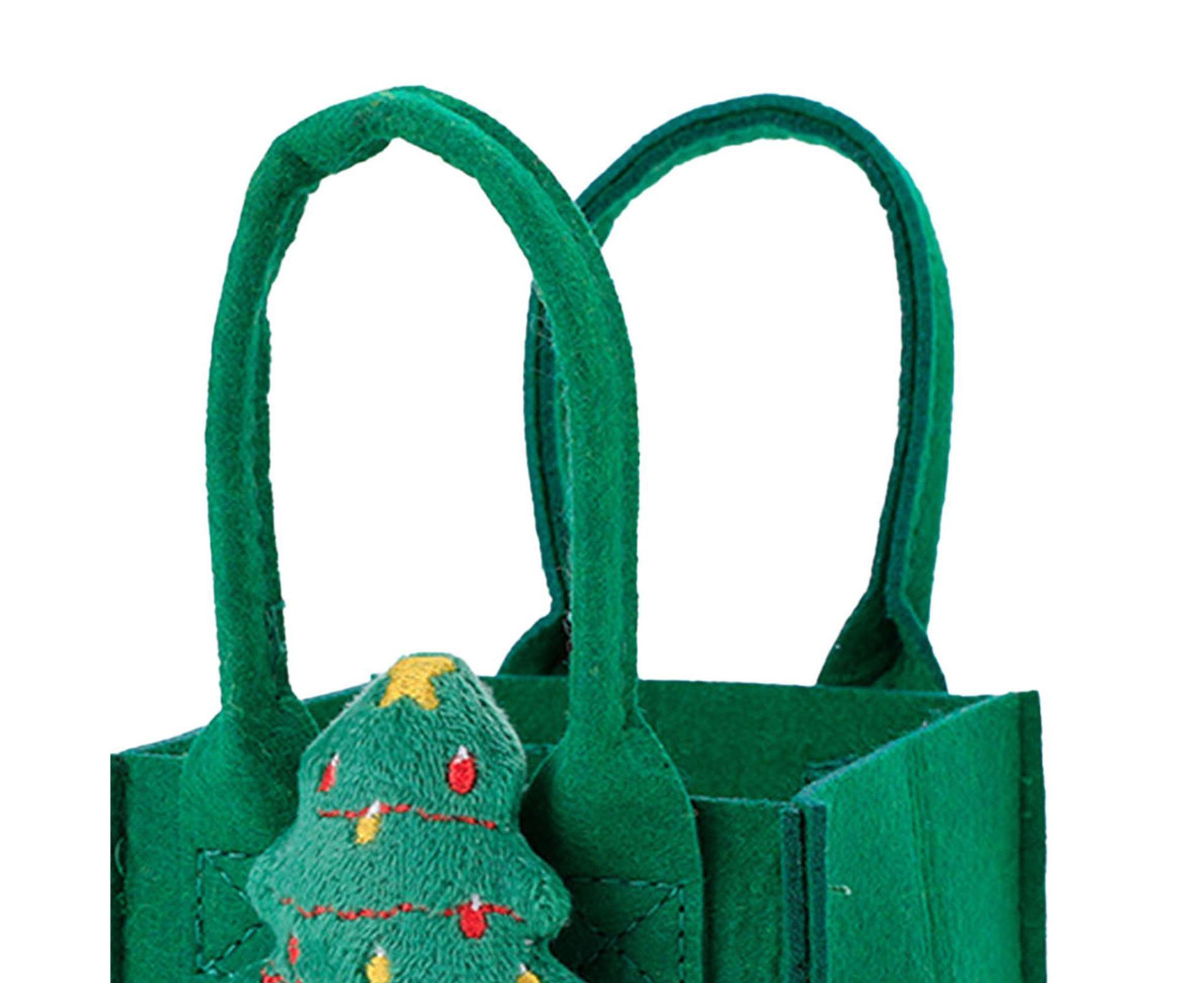 Christmas Felt Candy Bag Christmas Treat Bag Gift Bag for Boy and Girl Holiday Parties Teachers Decorations Christmas Tree - Image 7