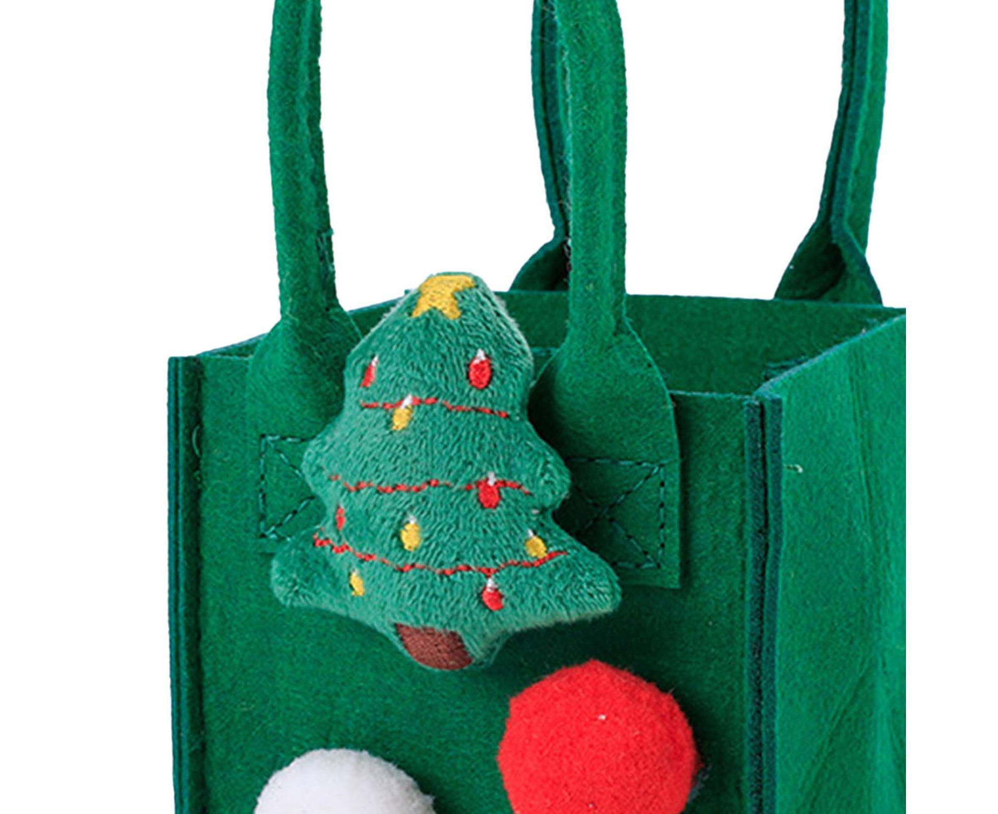 Christmas Felt Candy Bag Christmas Treat Bag Gift Bag for Boy and Girl Holiday Parties Teachers Decorations Christmas Tree - Image 8