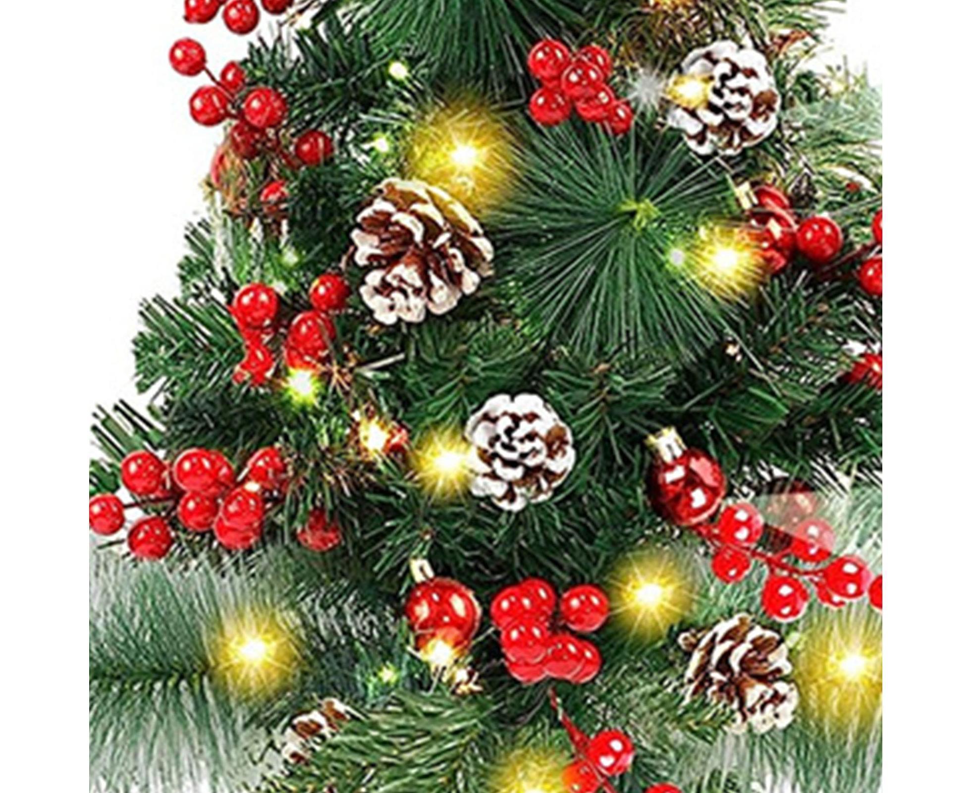 Solar Christmas Tree Garden Stake Lights Outdoor Christmas Tree Lighted Yard Decorations - Image 2