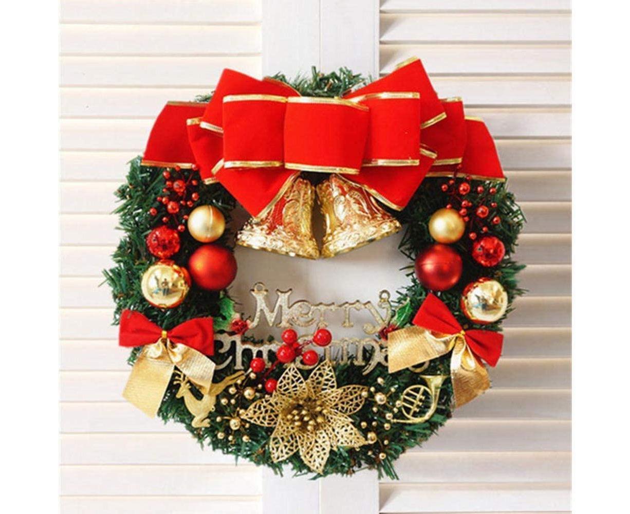 Creative Christmas Door Wreath Christmas Garland Wreaths 30cm - Image 4