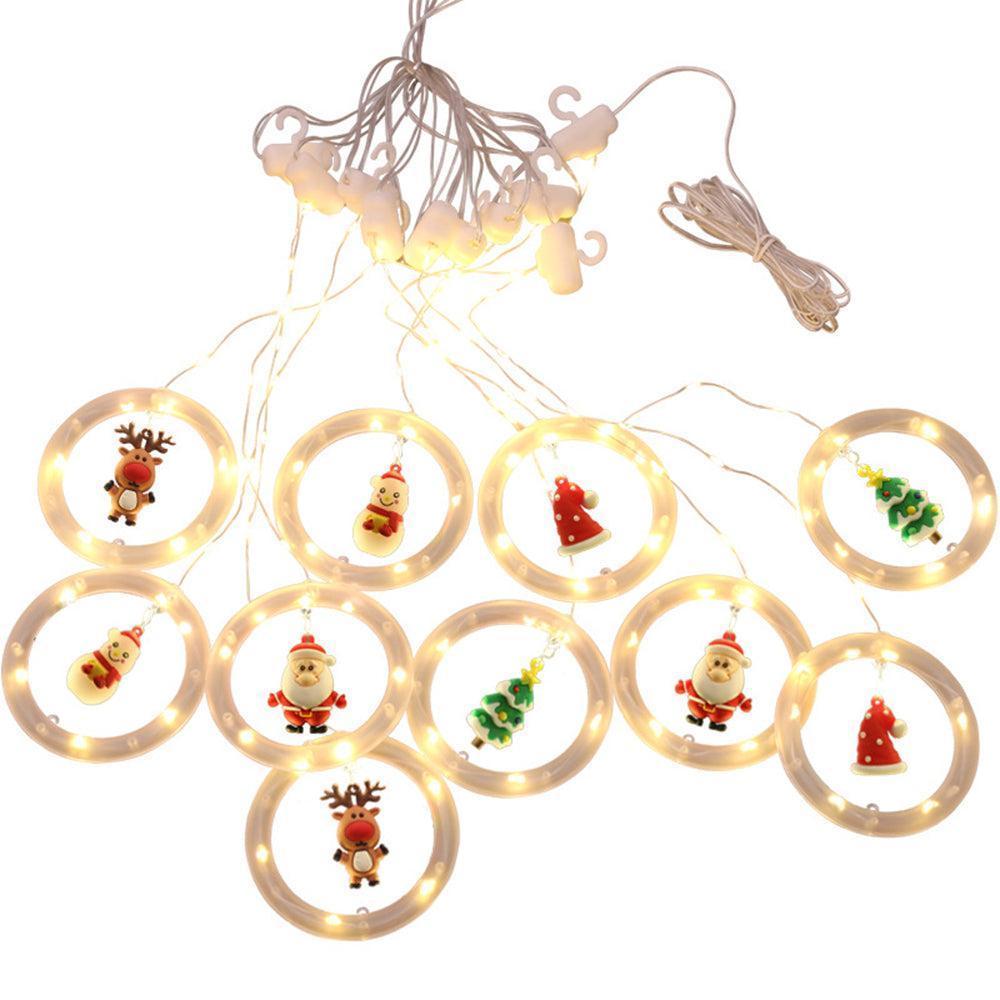 3 Meters USB Powered LED Christmas Decor Round Light Hanging Ornament Light - Image 1