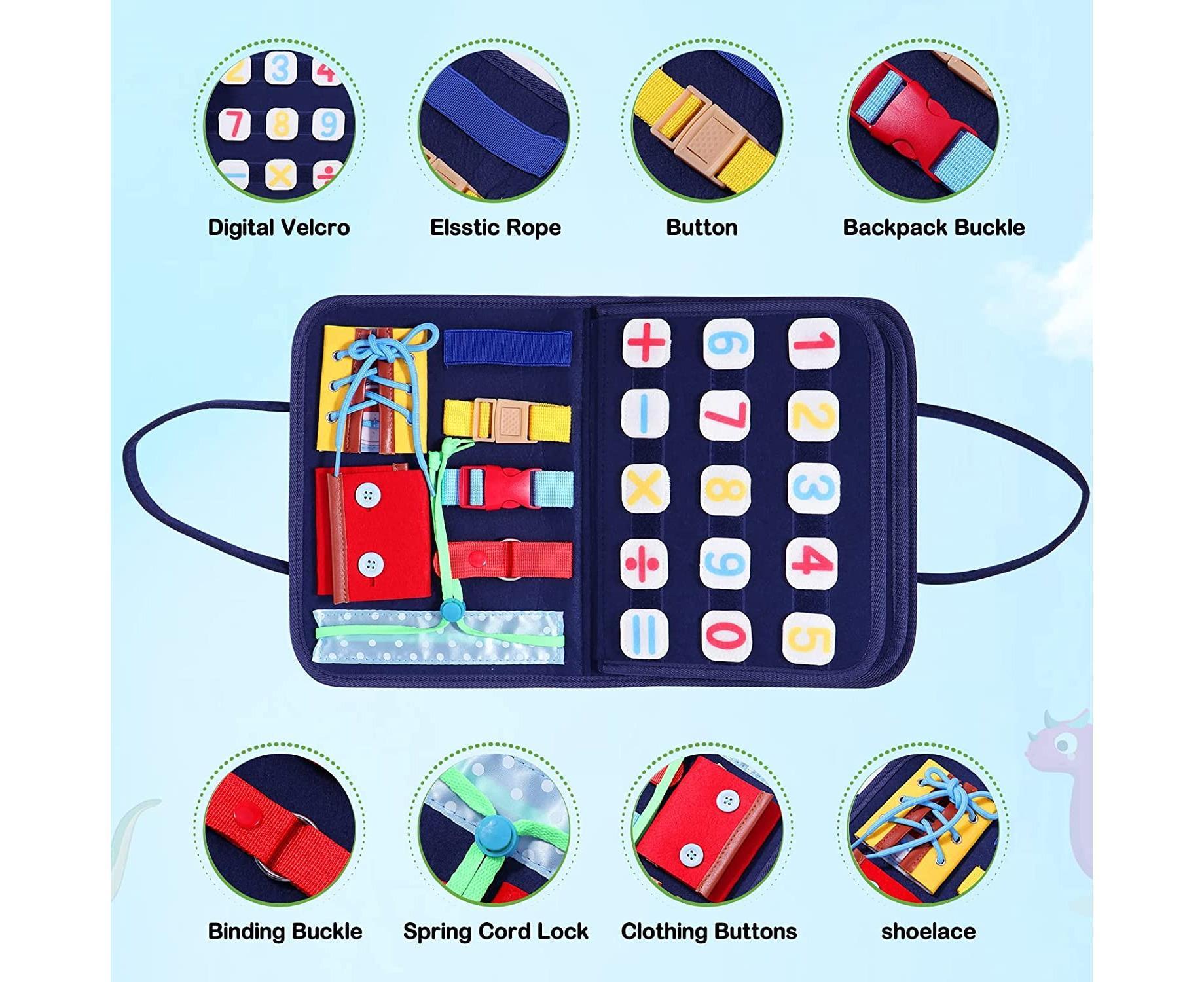 Montessori babies Board,4 Layer Montessori Board,Montessori Games for 1 Year Old Babies,Learning Life Skills Educational - Image 3
