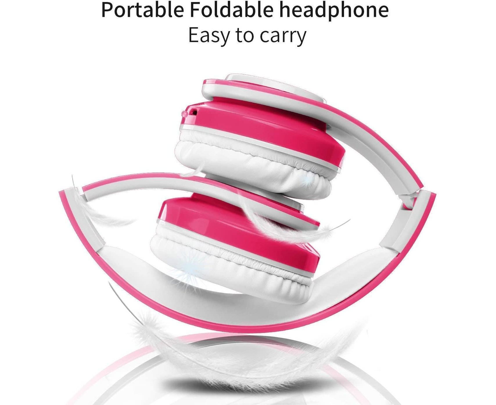babies Bluetooth Headphones - Volume Limited Foldable - Wireless Headphones with Mic - Image 4