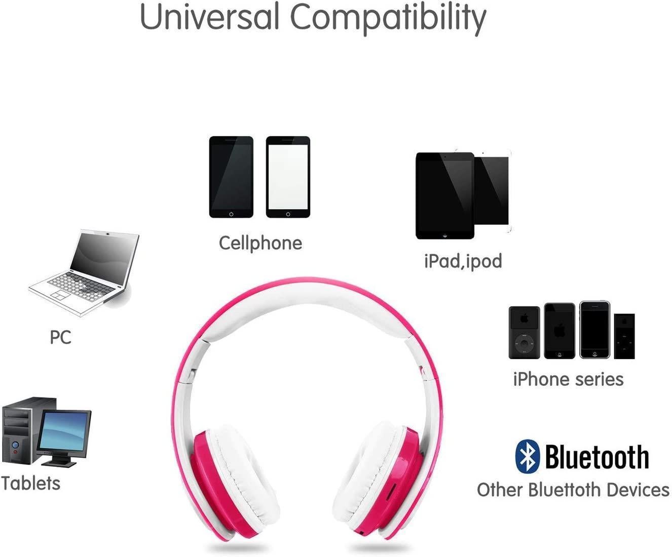 babies Bluetooth Headphones - Volume Limited Foldable - Wireless Headphones with Mic - Image 5