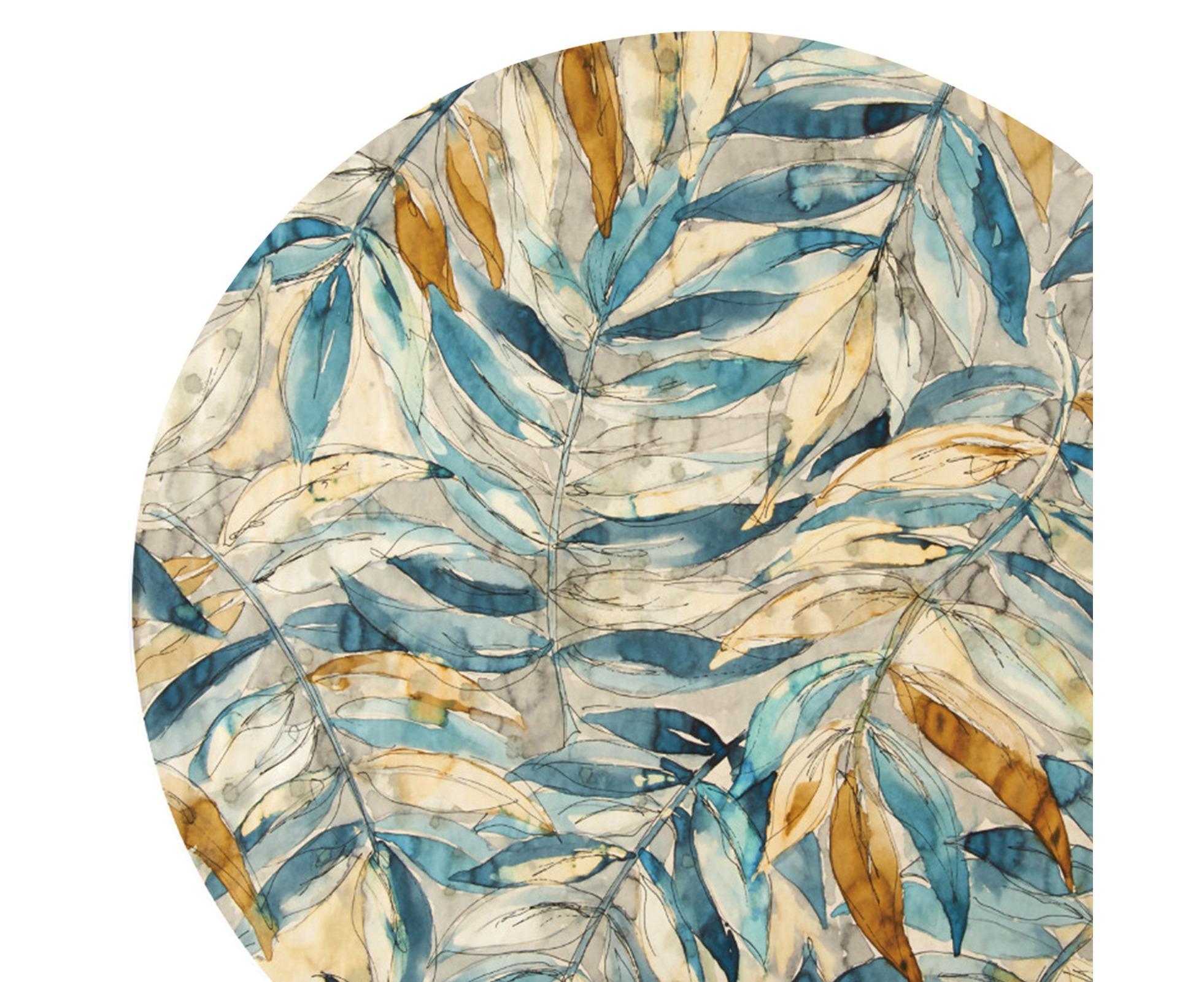Beach Blanket Soft Absorbent Polyester Pretty Floral Printed Beach Towel for Picnic-18 - Image 3