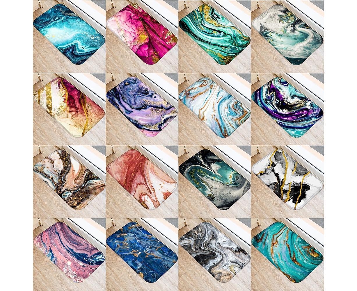 Color Palette Kitchen Hallway Mat Entrance Rug Floor Non-slip Bathroom Carpet - Image 3