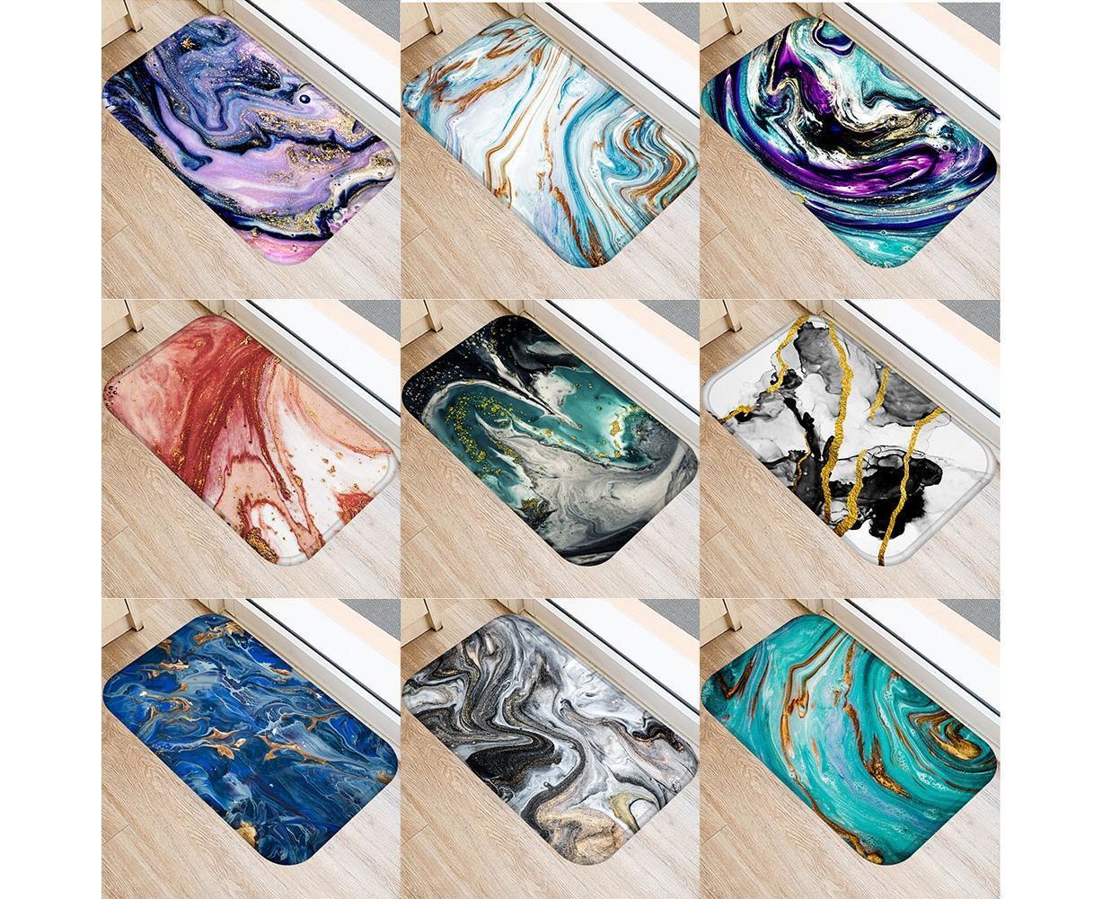 Color Palette Kitchen Hallway Mat Entrance Rug Floor Non-slip Bathroom Carpet - Image 5