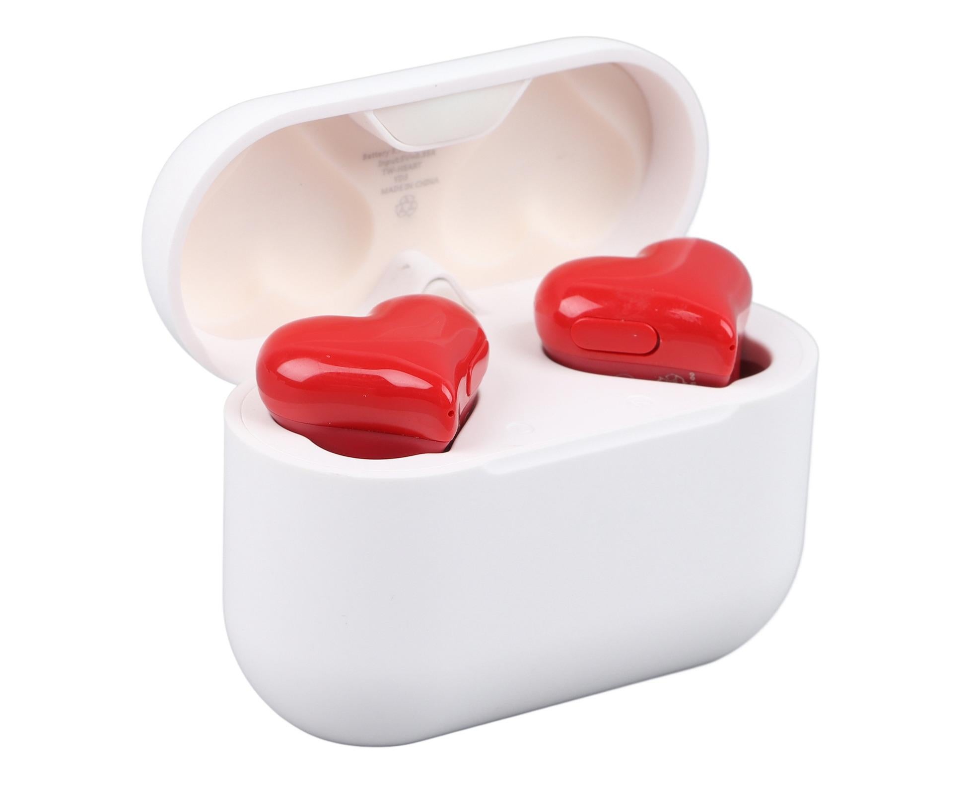 Wireless Earbuds Multifunction Stylish Lightweight Noise Canceling Stereo Heart Shaped Bluetooth Earphones - Image 3