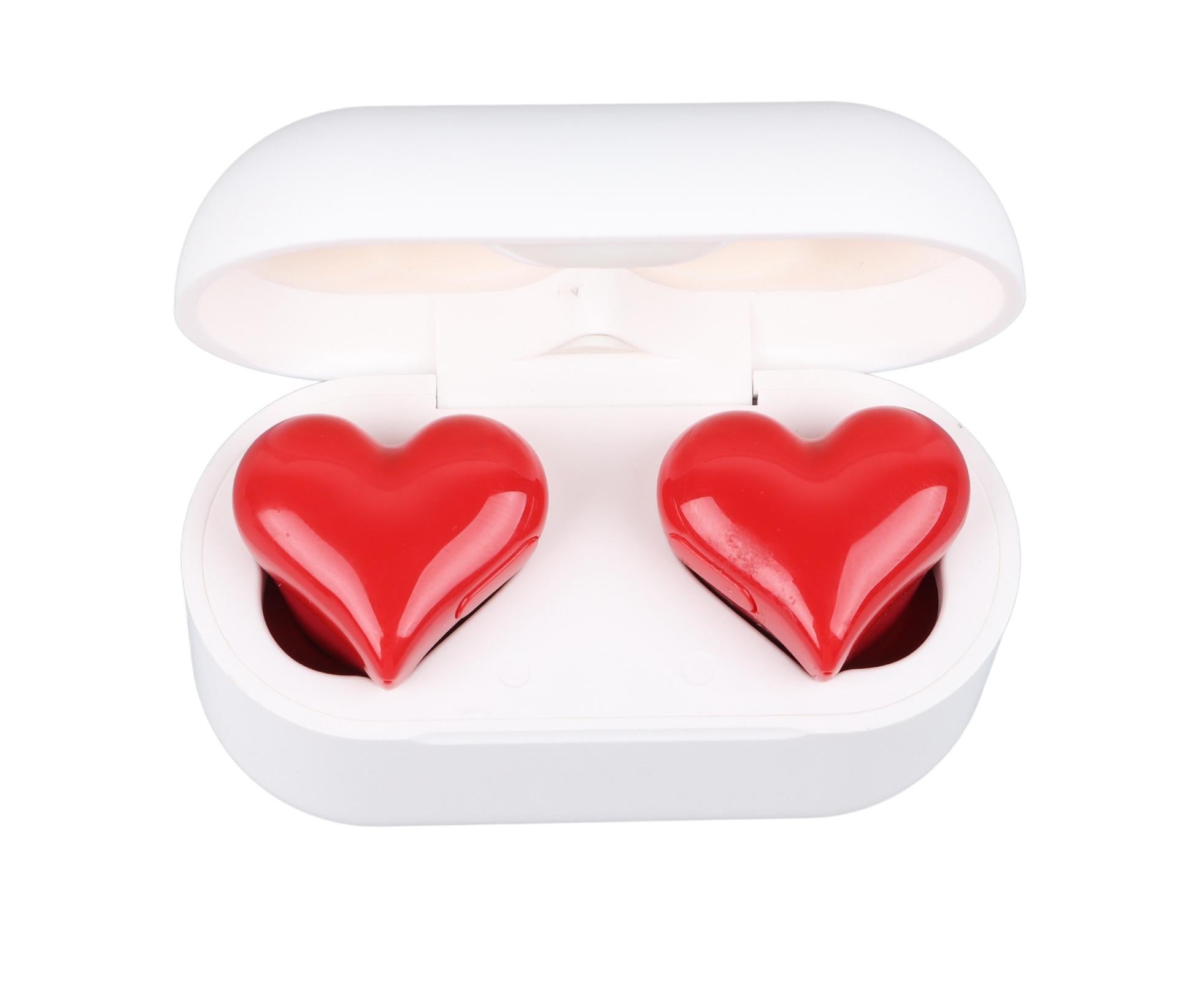 Wireless Earbuds Multifunction Stylish Lightweight Noise Canceling Stereo Heart Shaped Bluetooth Earphones - Image 4