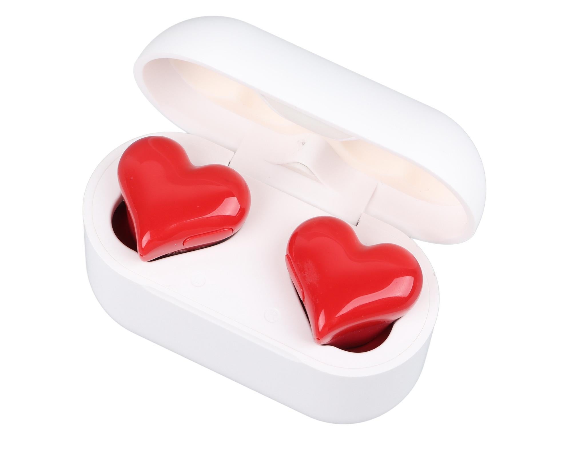 Wireless Earbuds Multifunction Stylish Lightweight Noise Canceling Stereo Heart Shaped Bluetooth Earphones - Image 5