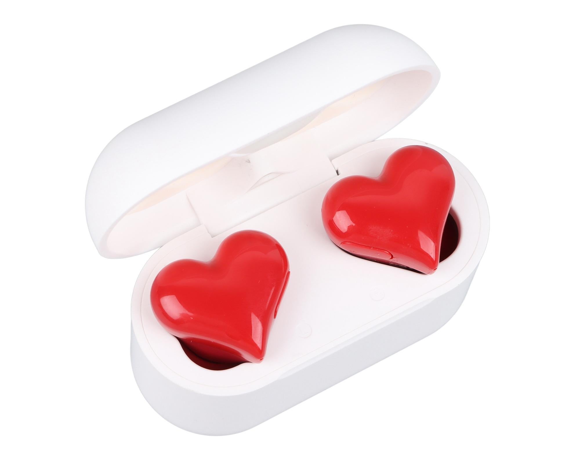 Wireless Earbuds Multifunction Stylish Lightweight Noise Canceling Stereo Heart Shaped Bluetooth Earphones - Image 6