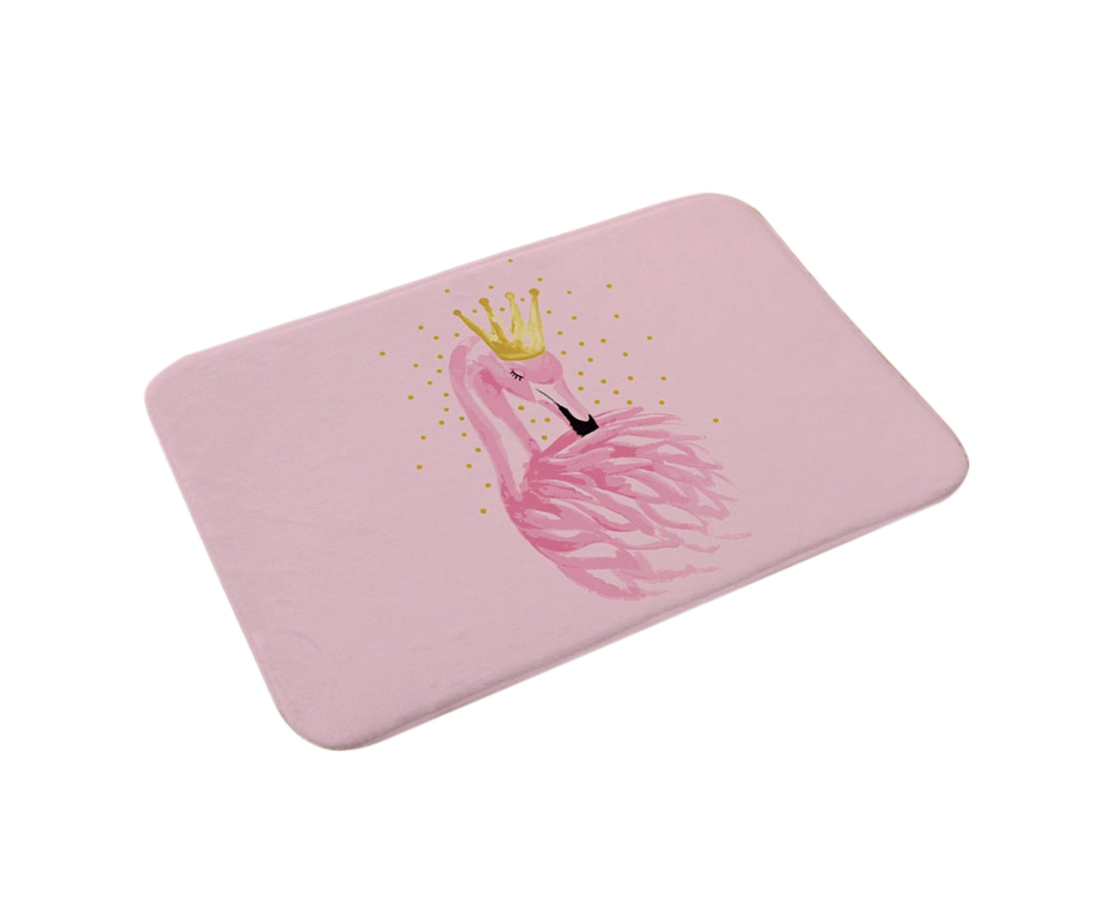 Stylish Flamingo Rug Kitchen Bathroom Anti-slip Doormat Carpet Floor Mat Home Decor - Image 1