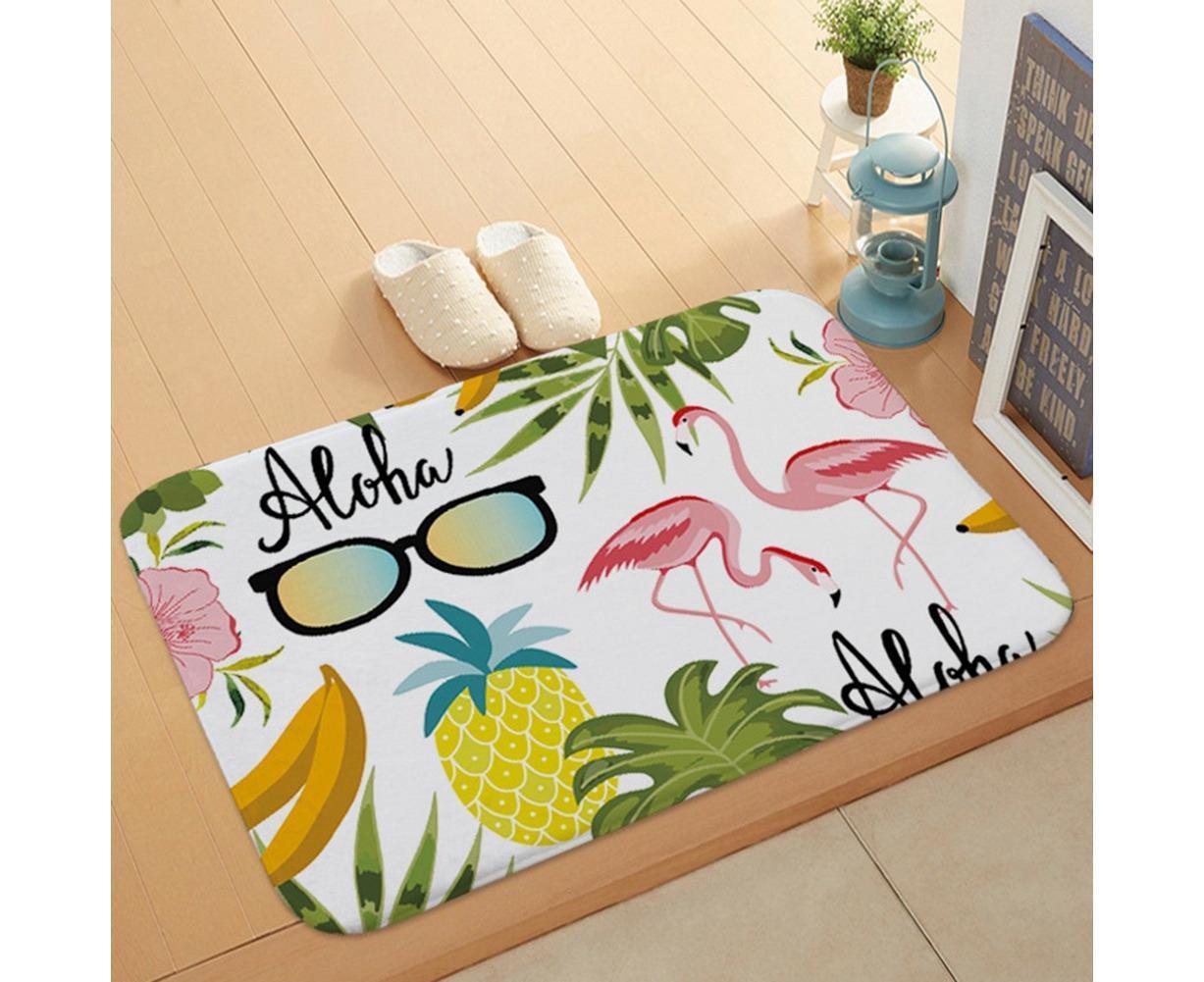 Stylish Flamingo Rug Kitchen Bathroom Anti-slip Doormat Carpet Floor Mat Home Decor - Image 7