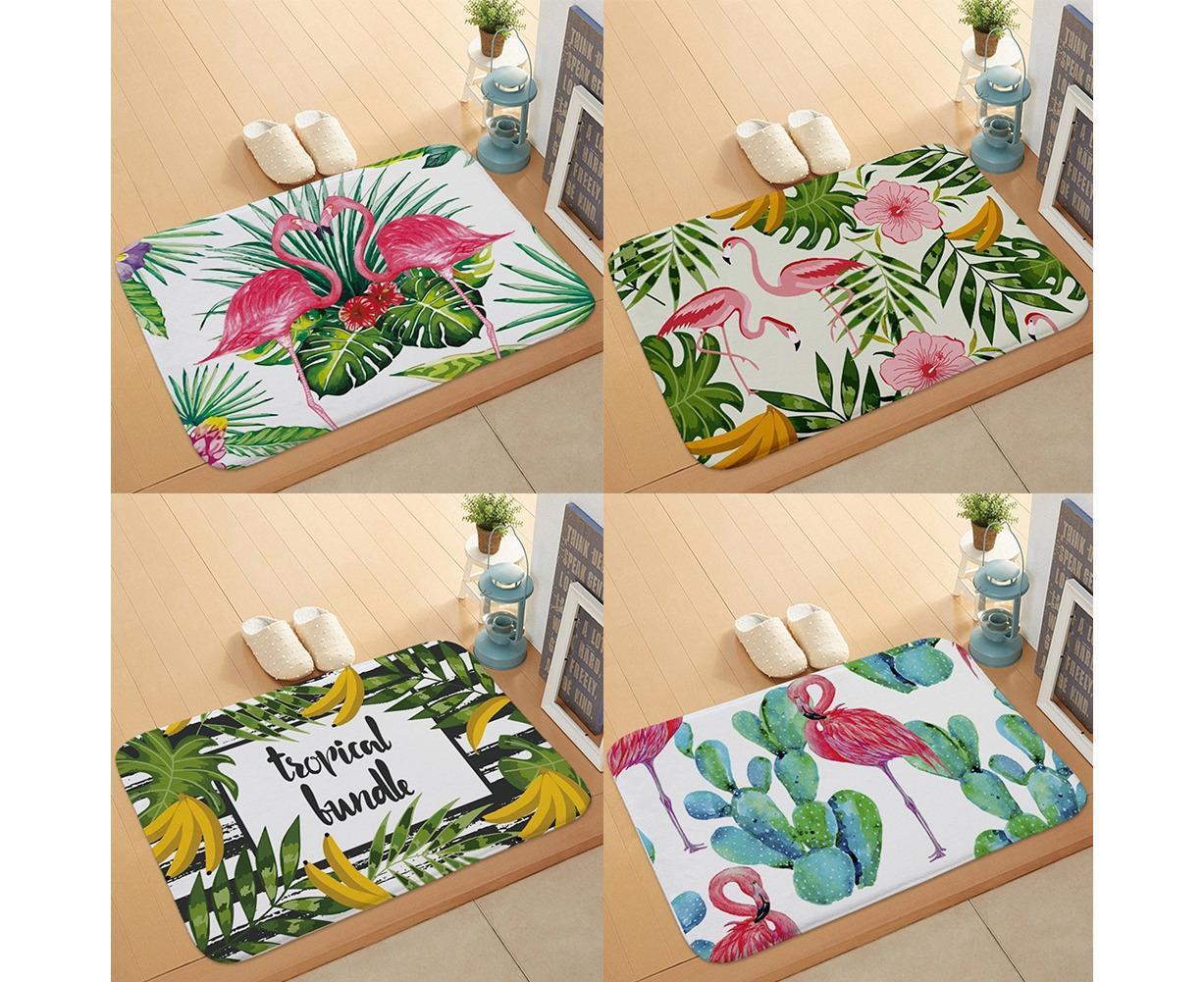 Stylish Flamingo Rug Kitchen Bathroom Anti-slip Doormat Carpet Floor Mat Home Decor - Image 6