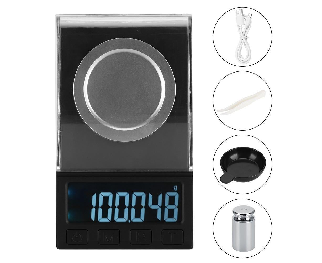100g / 0.001g LCD Mini Electronic Kitchen Digital Food Jewelry Scale Weight Measuring Tool - Image 1