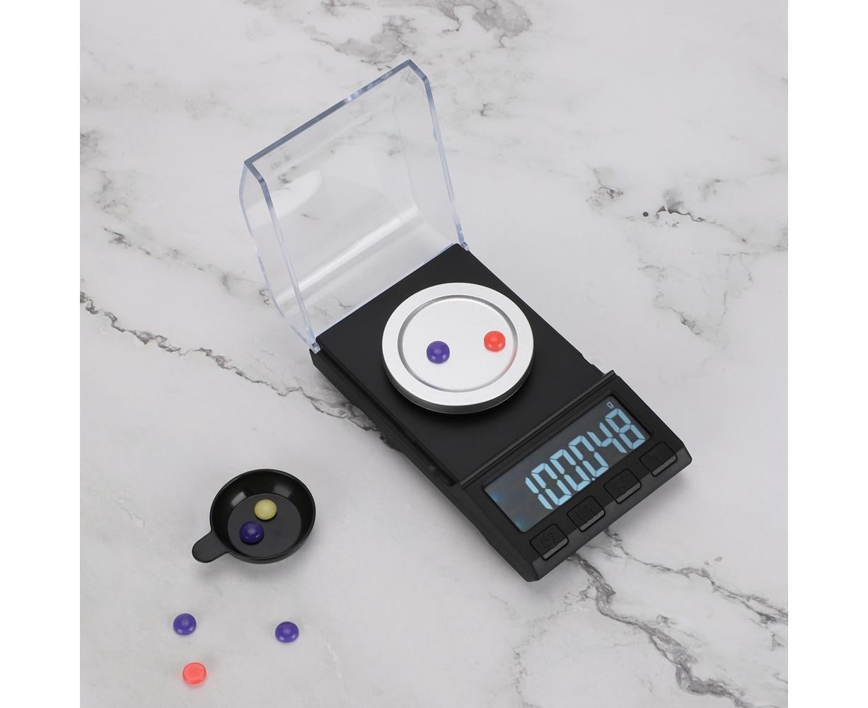 100g / 0.001g LCD Mini Electronic Kitchen Digital Food Jewelry Scale Weight Measuring Tool - Image 2