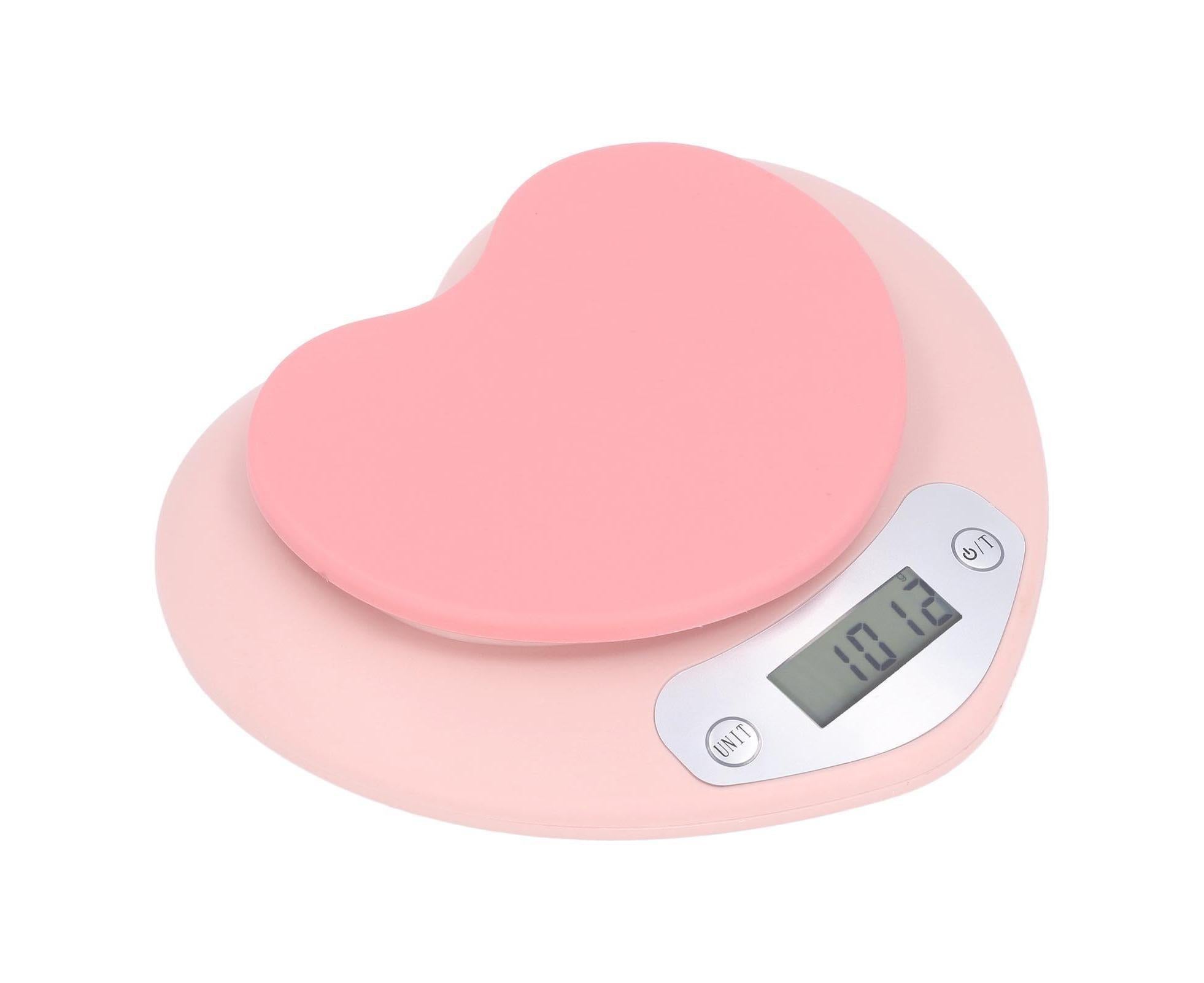 1g Accuracy Digital Kitchen Scale 5kg Household Small Heart Shape Rechargeable Food Scale for Cooking Baking - Image 5