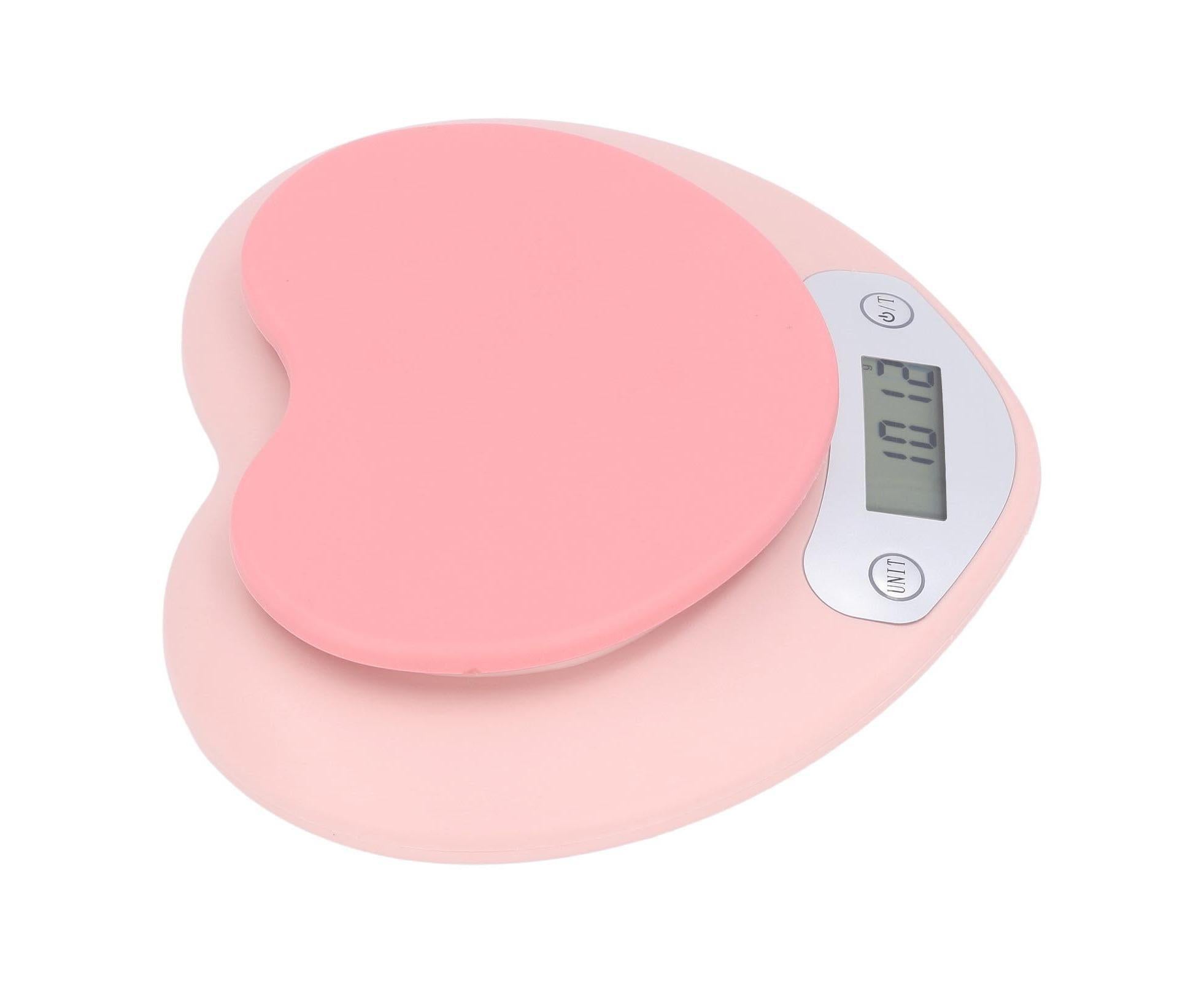 1g Accuracy Digital Kitchen Scale 5kg Household Small Heart Shape Rechargeable Food Scale for Cooking Baking - Image 6