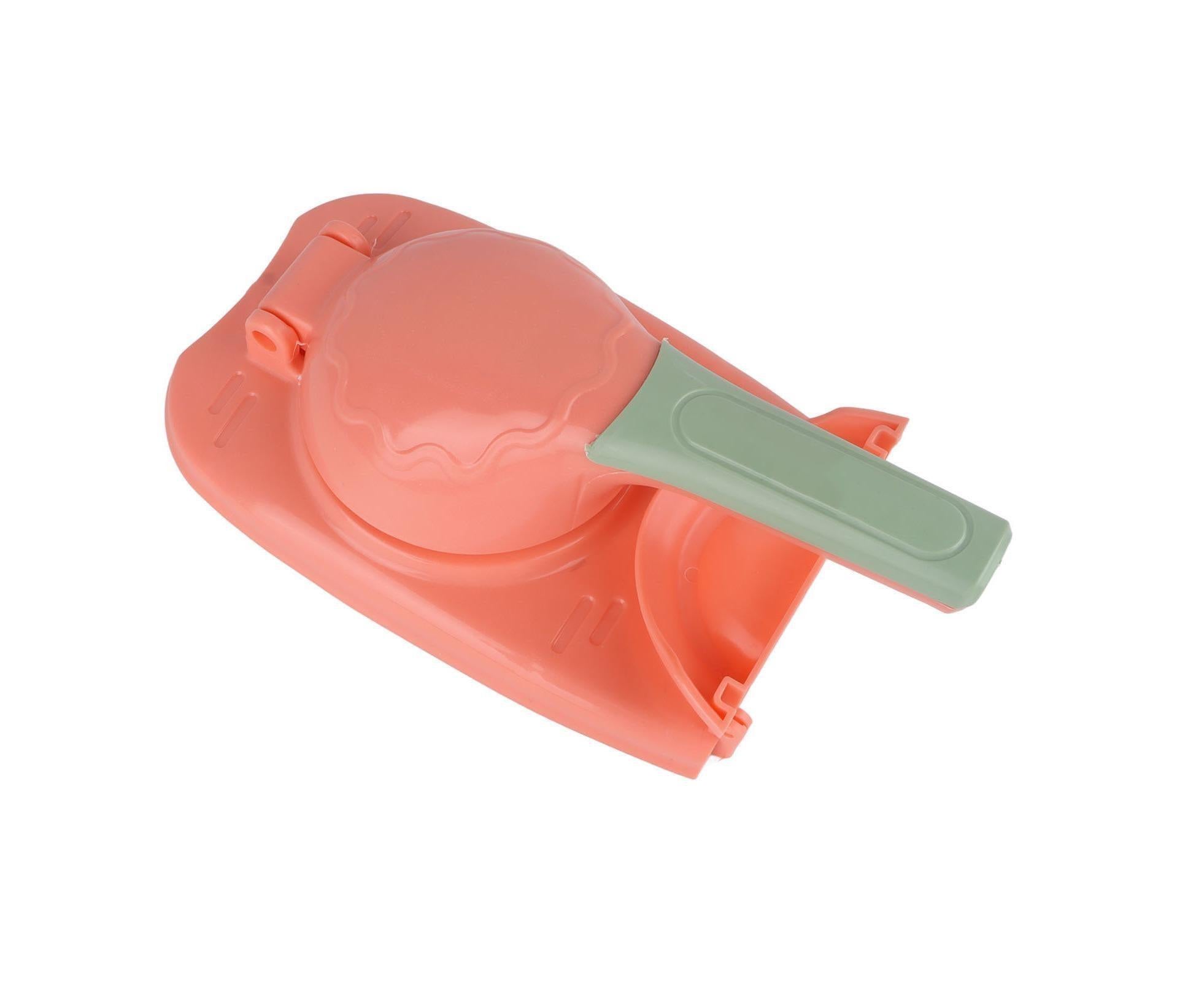 2 In 1 Dumpling Maker Dumpling Press secure Plastic Dumpling Making Tool Efficient Manual Dumpling Maker Mould Skin Pink - Image 3