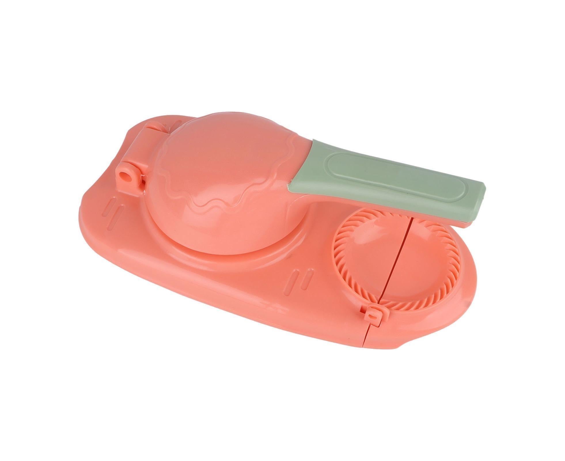 2 In 1 Dumpling Maker Dumpling Press secure Plastic Dumpling Making Tool Efficient Manual Dumpling Maker Mould Skin Pink - Image 5