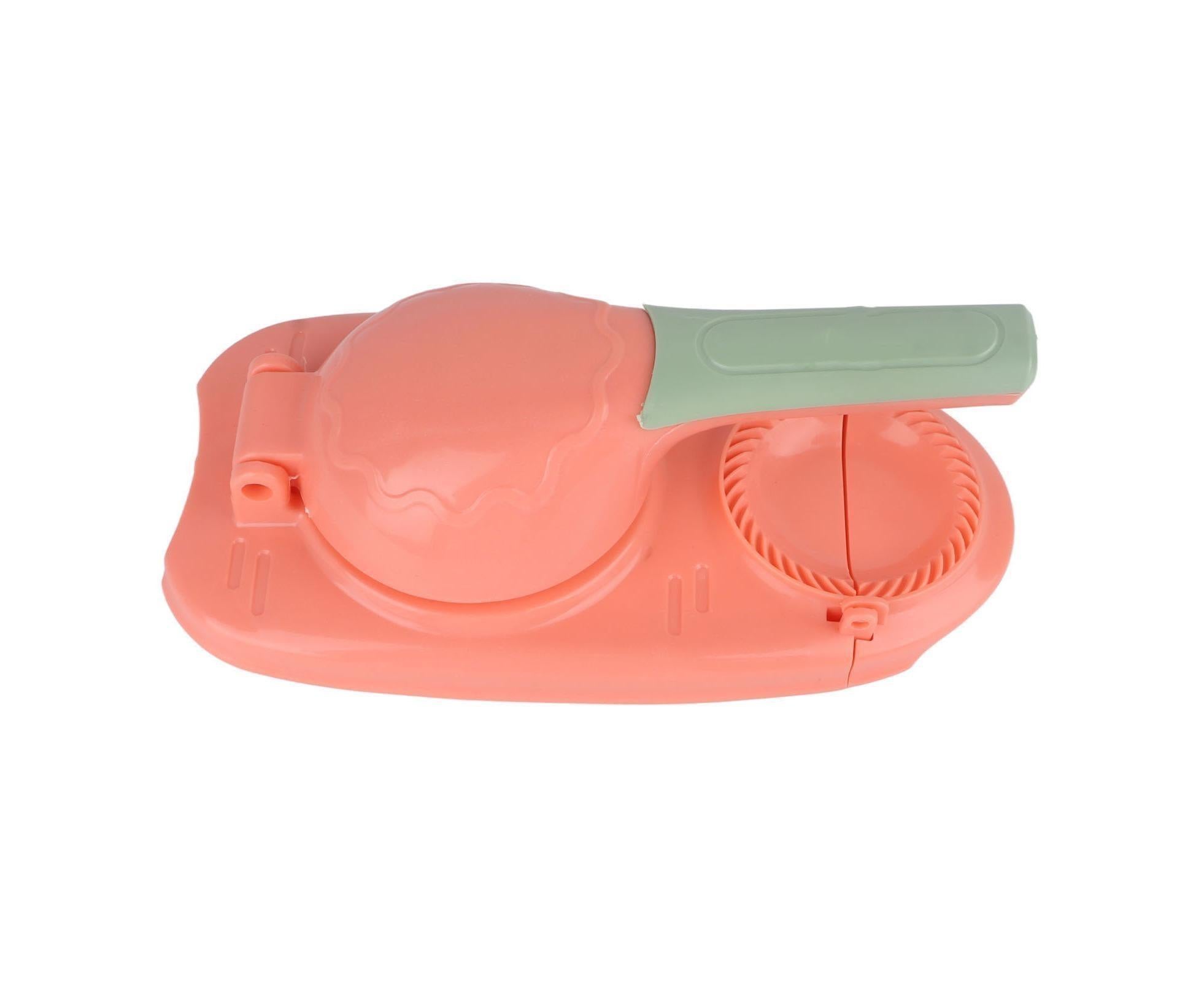 2 In 1 Dumpling Maker Dumpling Press secure Plastic Dumpling Making Tool Efficient Manual Dumpling Maker Mould Skin Pink - Image 7