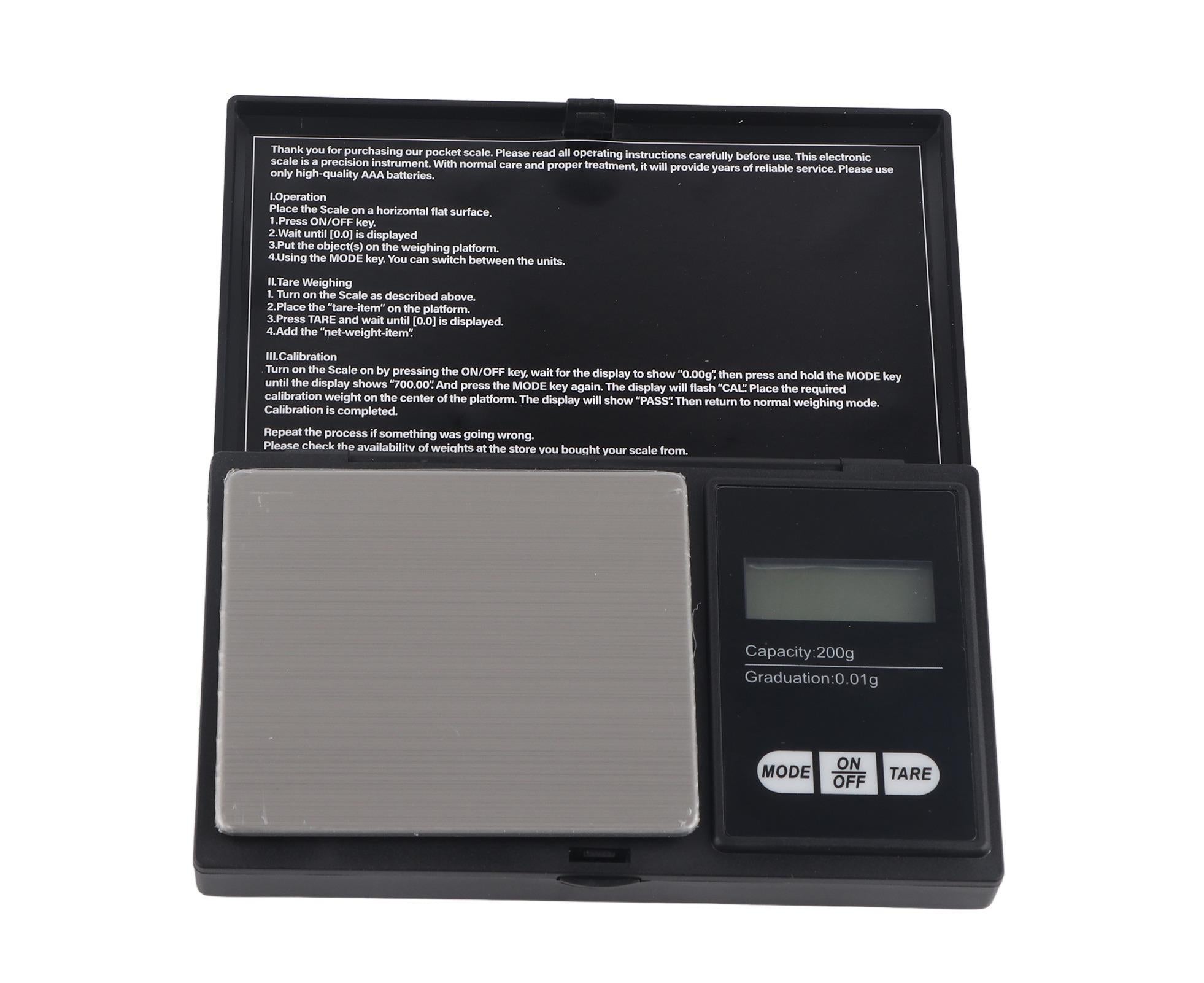 200g X 0.01g Pocket Digital Scale Portable Gram Jewelry Gold Silver Coin Herb - Image 1