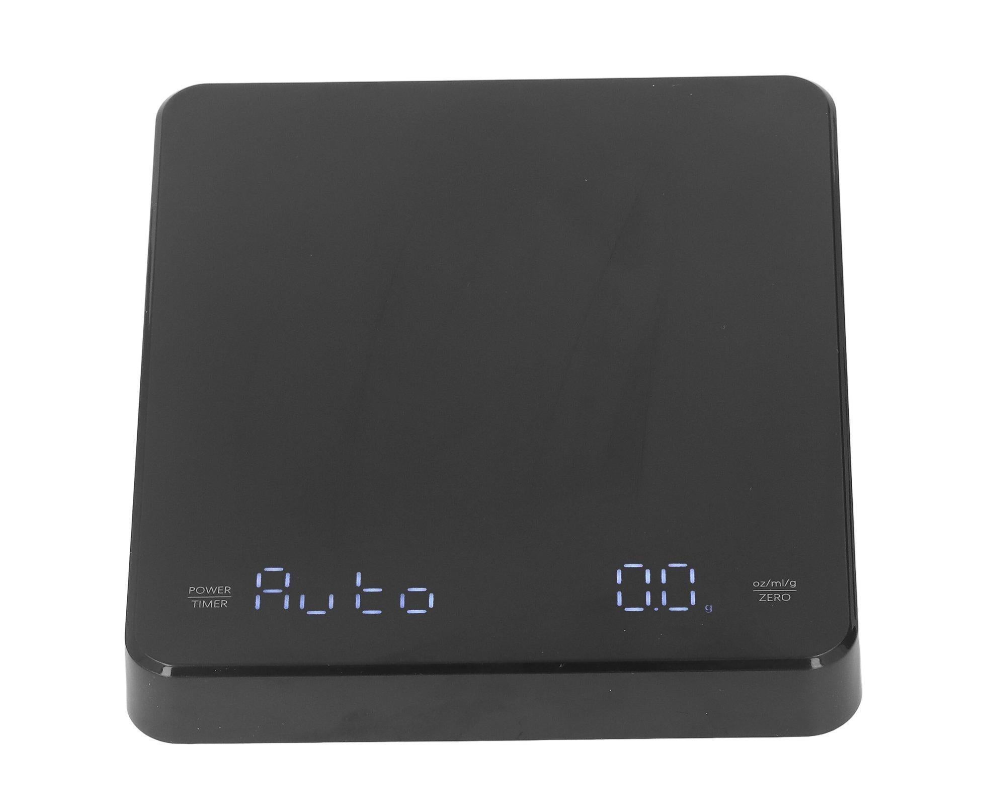 3kg/0.1g Digital Coffee Scale with Timer LED Invisible Screen Coffee Electronic Scale USB Charging Matte Black - Image 3