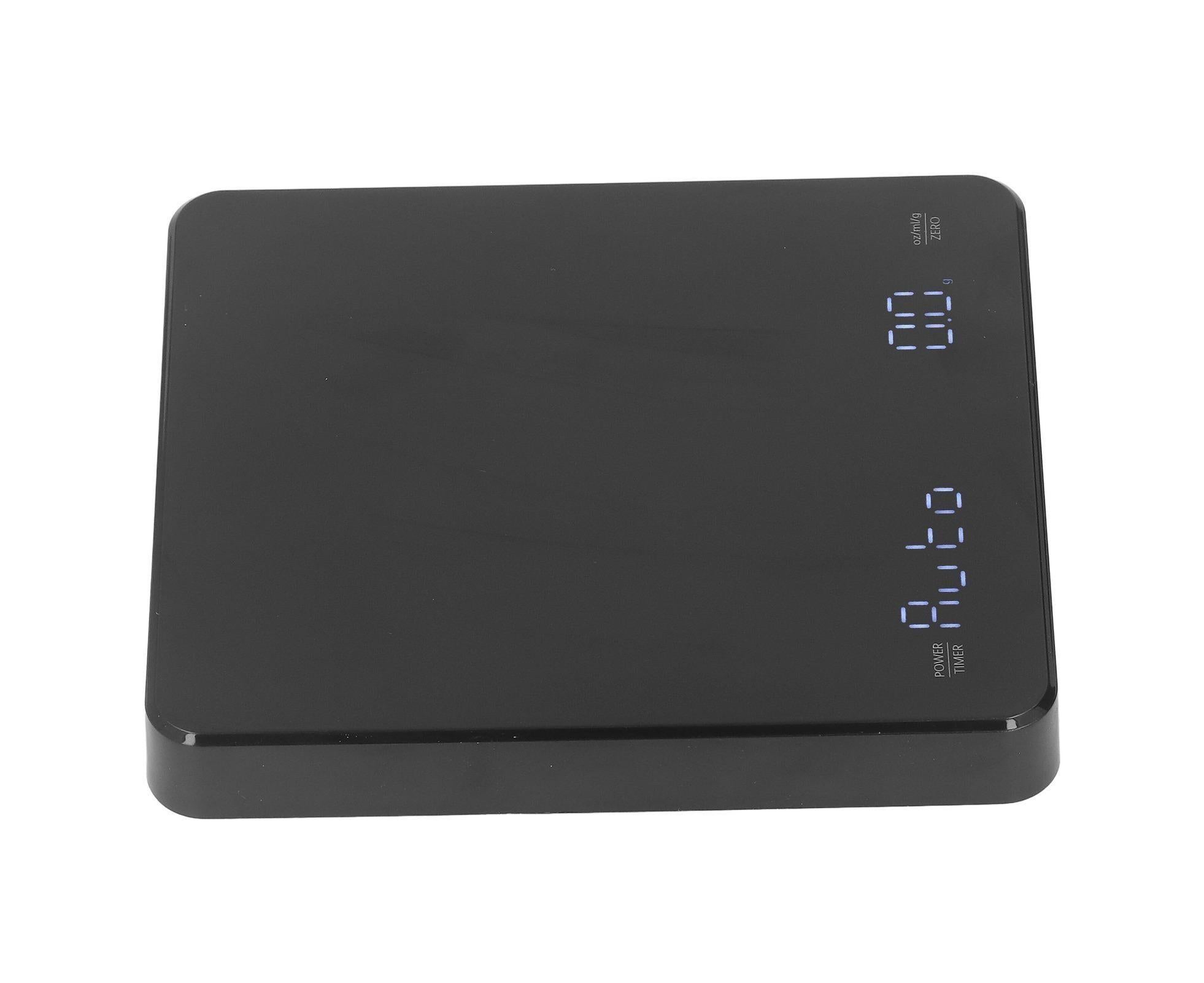 3kg/0.1g Digital Coffee Scale with Timer LED Invisible Screen Coffee Electronic Scale USB Charging Matte Black - Image 7