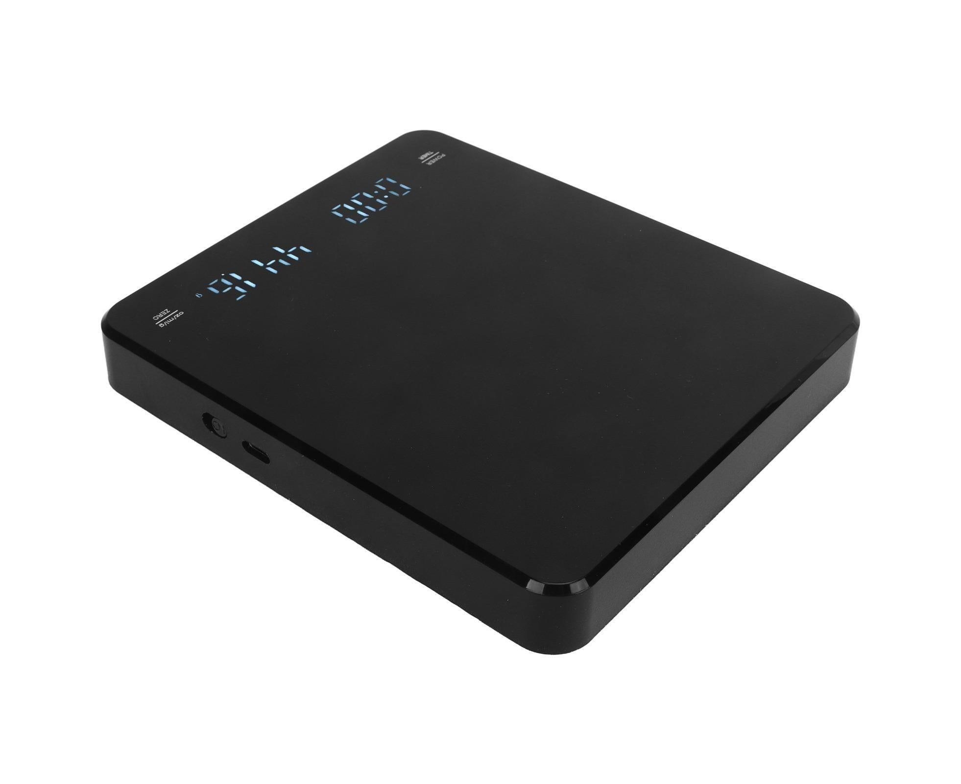 3kg/0.1g Digital Coffee Scale with Timer LED Invisible Screen Coffee Electronic Scale USB Charging Matte Black - Image 8