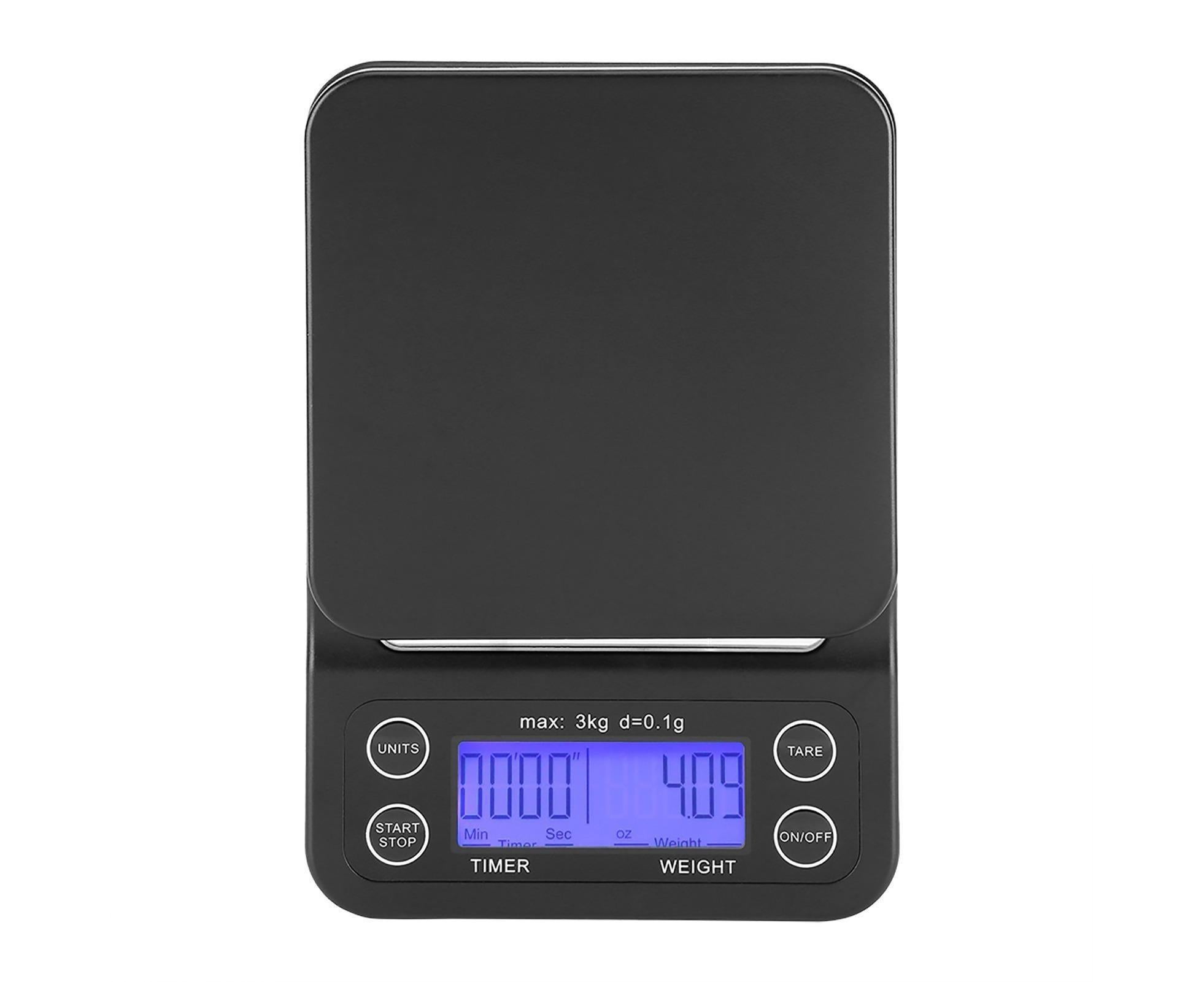 3KG/0.1g Digital Kitchen Food Scale Drip Coffee Weighing with Timer (Bluish Violet Backlight) - Image 6