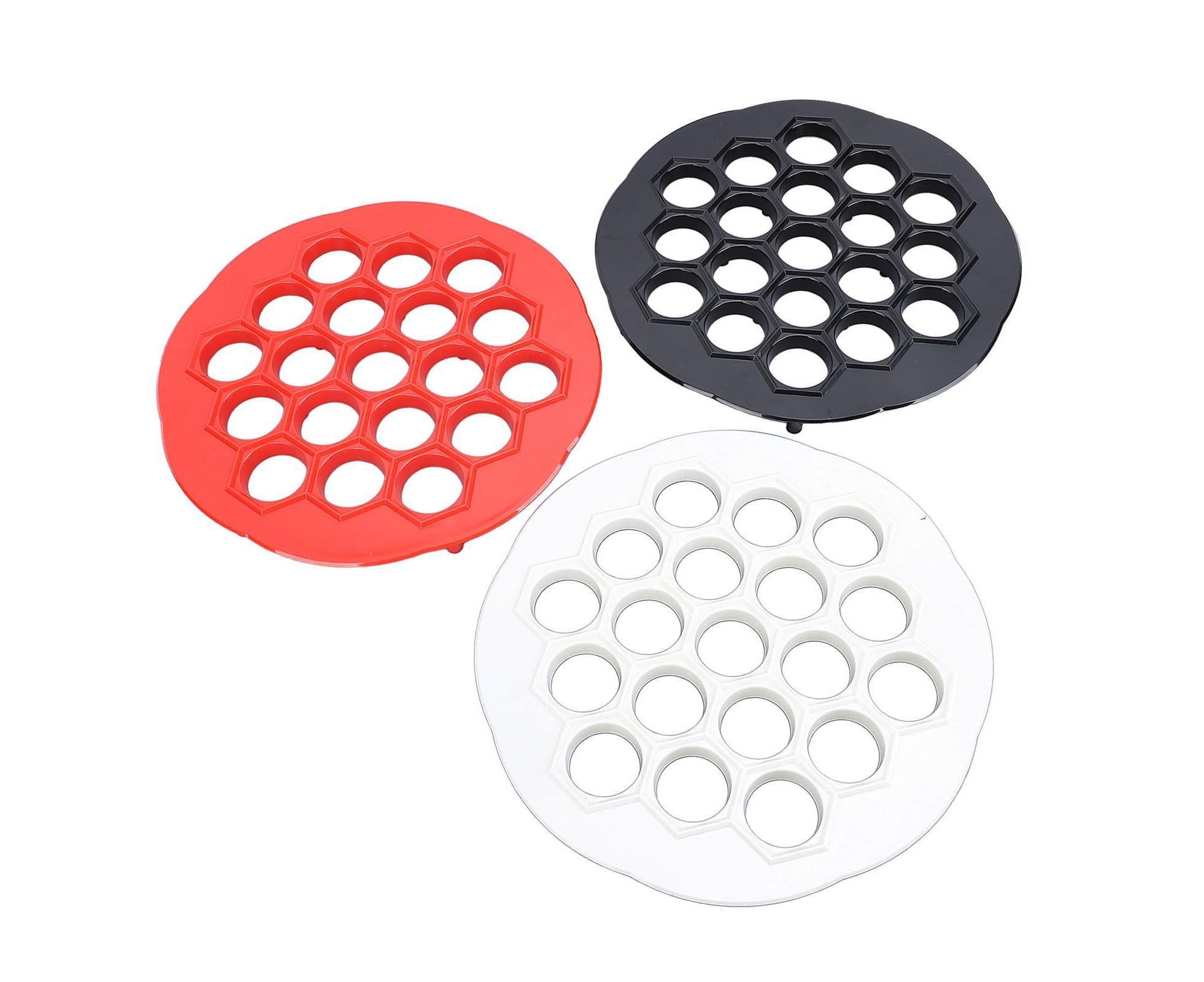 3pcs Russian Dumpling Maker Multifunctional 19 Holes Food Grade Easy Cleaning Ravioli Maker Mould for Kitchen Supplies - Image 3