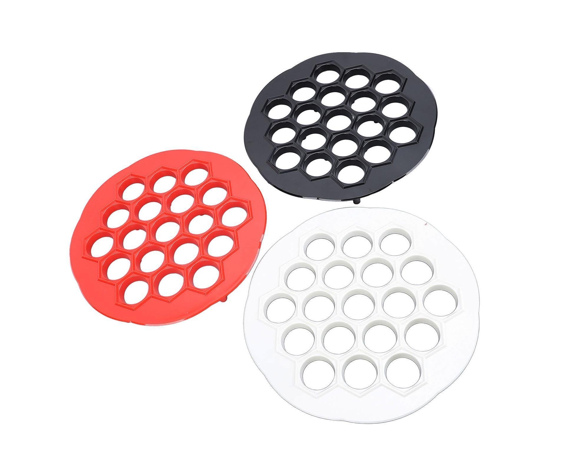 3pcs Russian Dumpling Maker Multifunctional 19 Holes Food Grade Easy Cleaning Ravioli Maker Mould for Kitchen Supplies - Image 4