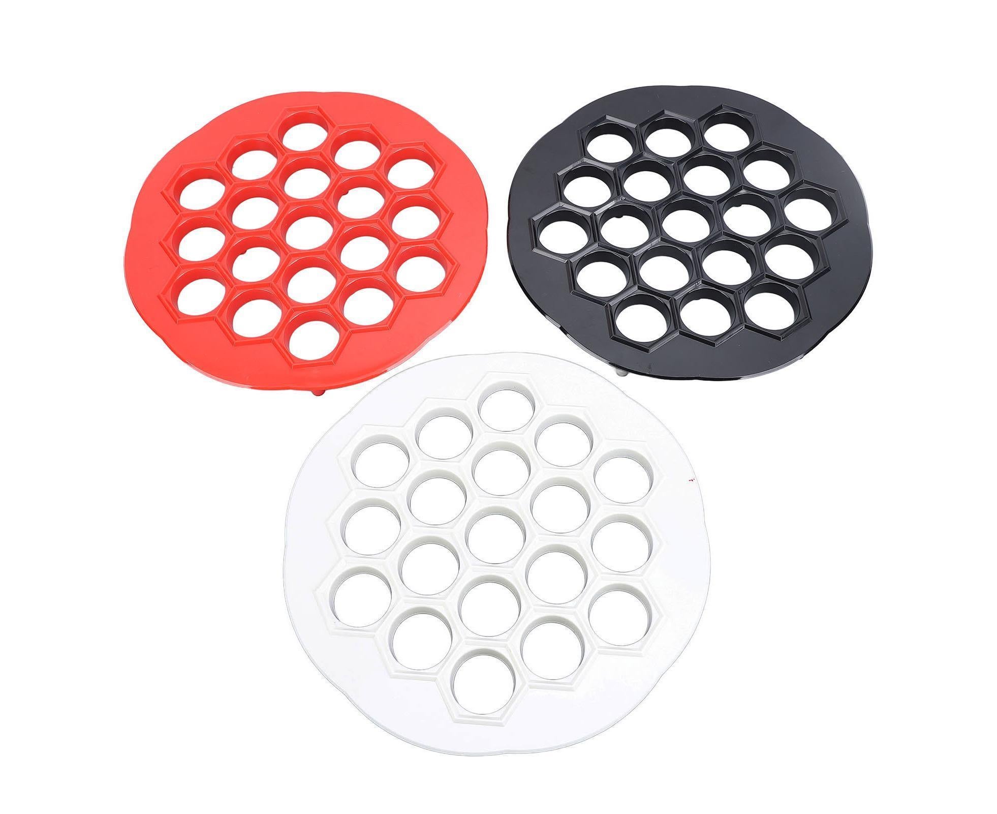 3pcs Russian Dumpling Maker Multifunctional 19 Holes Food Grade Easy Cleaning Ravioli Maker Mould for Kitchen Supplies - Image 5