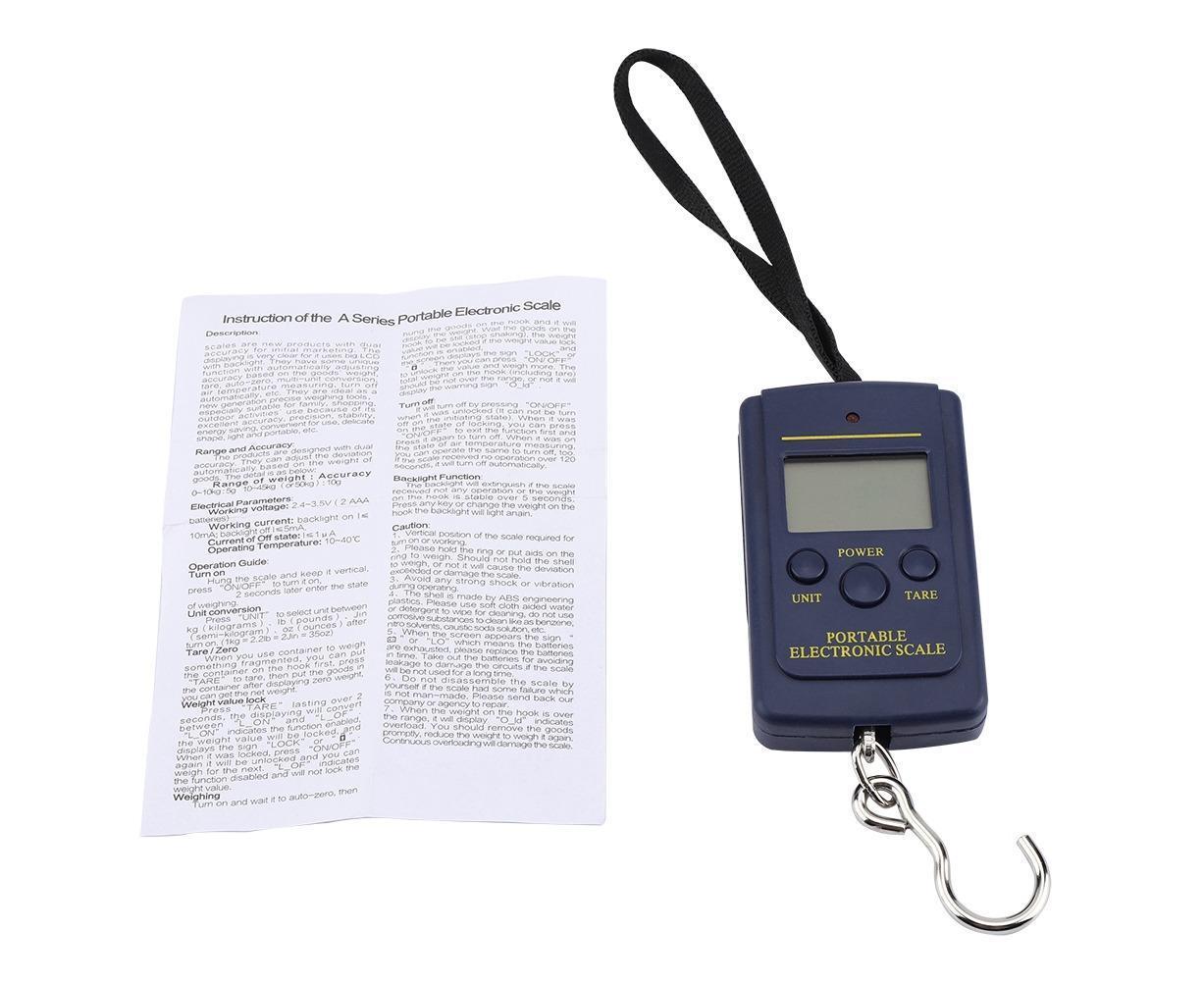 40kg/10g Electronic Scale Digital Hanging Luggage Portable Scale with Hook - Image 1