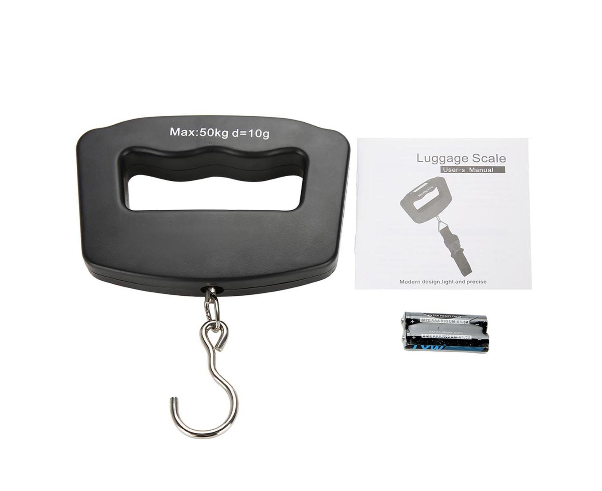 50kg/10g Portable Digital Precise Mini Fish Hook Scale Electronic Luggage Hanging Weight - Image 1