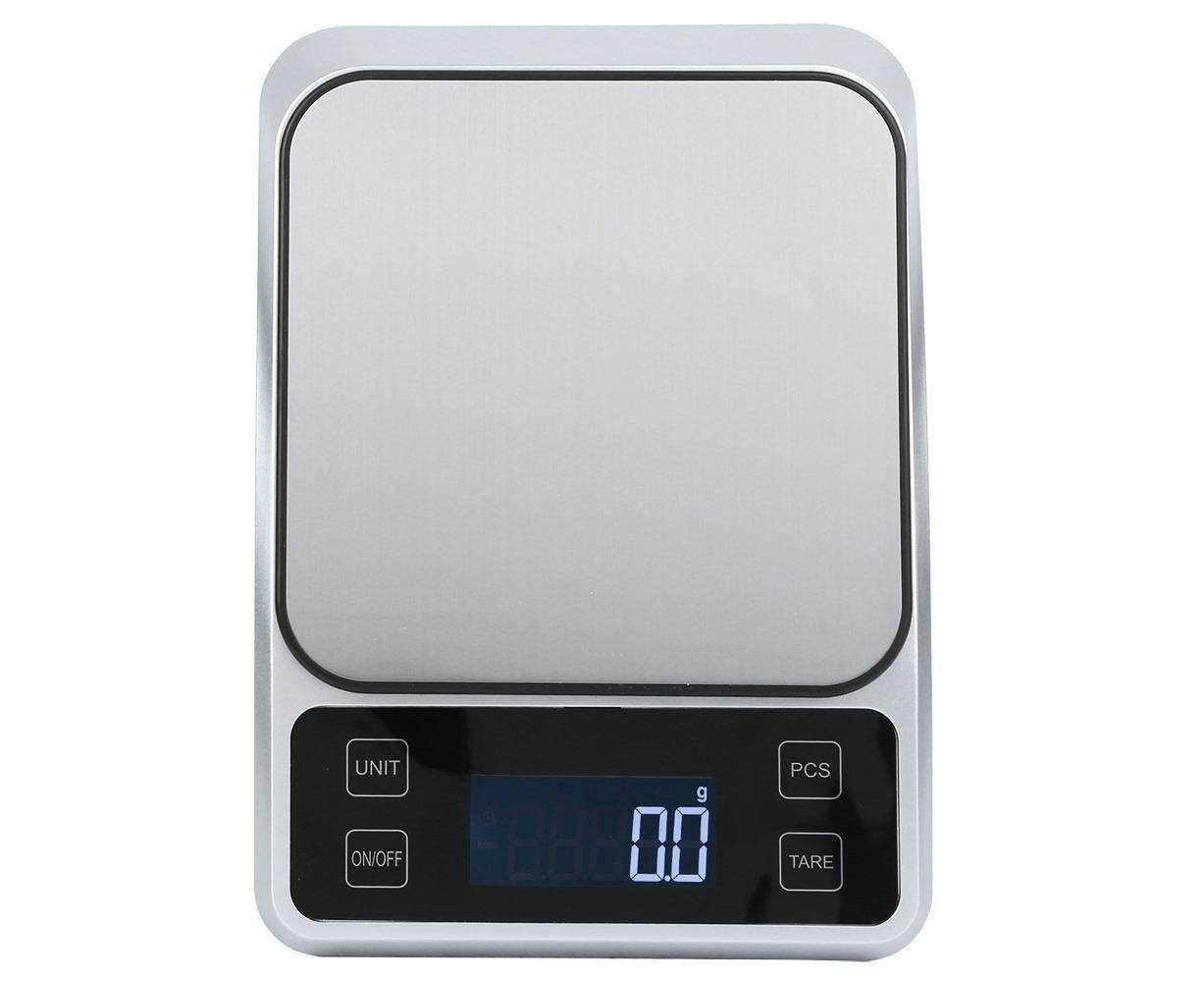 5kg/0.1g Multifunction Stainless Steel Digital Kitchen Scale Electronic Food Weight Scale for Cooking Baking - Image 1
