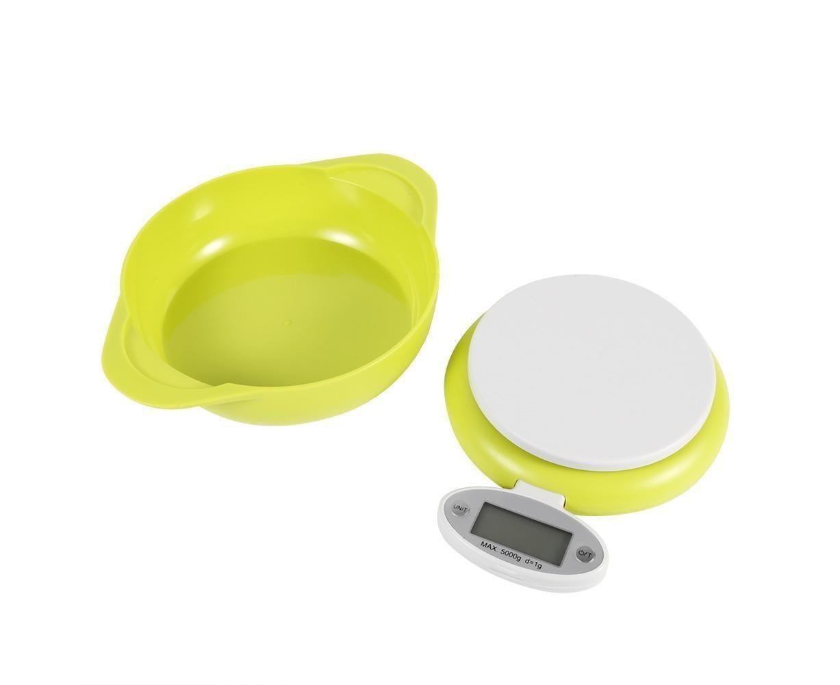 5Kg/1g LCD Display Electronic Digital Kitchen Food Scales Weighing With Bowl Home Kitchen Tool - Image 1