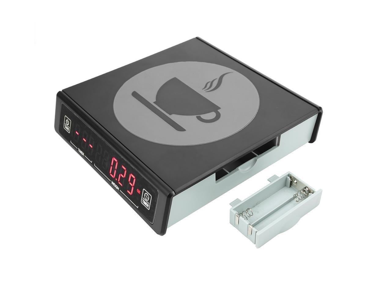 Black Coffee Baking Kitchen Electronic Scale Battery Rechargeable with Timing Function 3kg/0.1g - Image 5