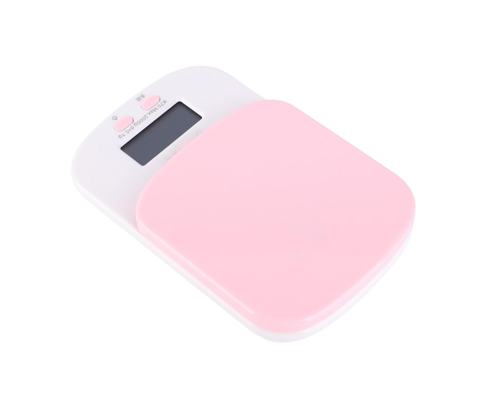 DIY Kitchen Electronic Scale 0.1g HighAccuracy Portable Mini Scale for Kitchen Home(Pink ) - Image 2