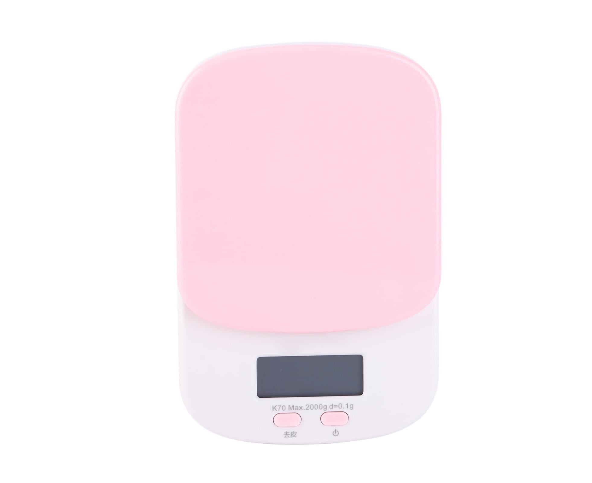 DIY Kitchen Electronic Scale 0.1g HighAccuracy Portable Mini Scale for Kitchen Home(Pink ) - Image 3