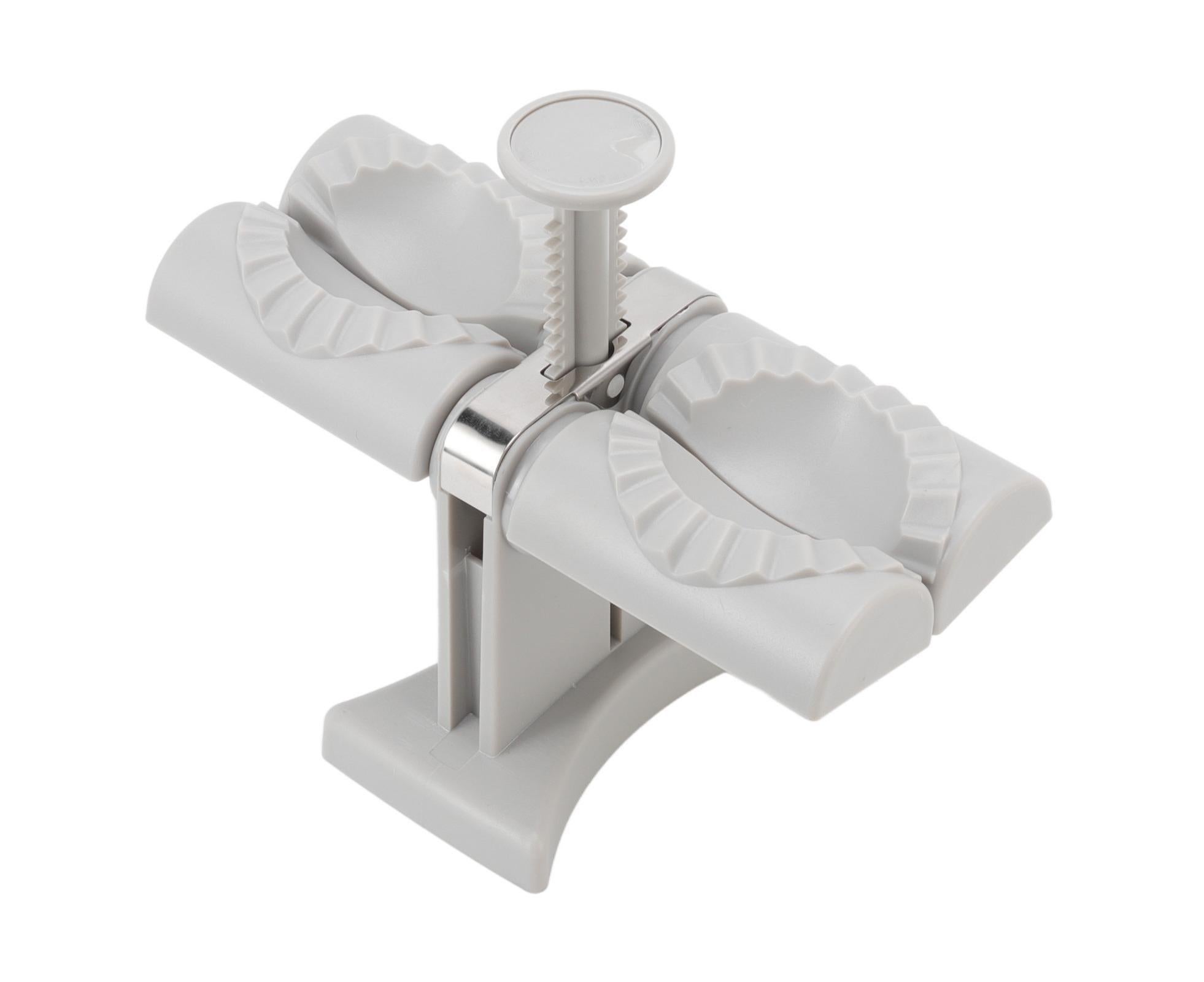 Dumpling Mold Machine Automatic ABS and Stainless Steel Double Head Dumpling Maker for Home Kitchen - Image 4