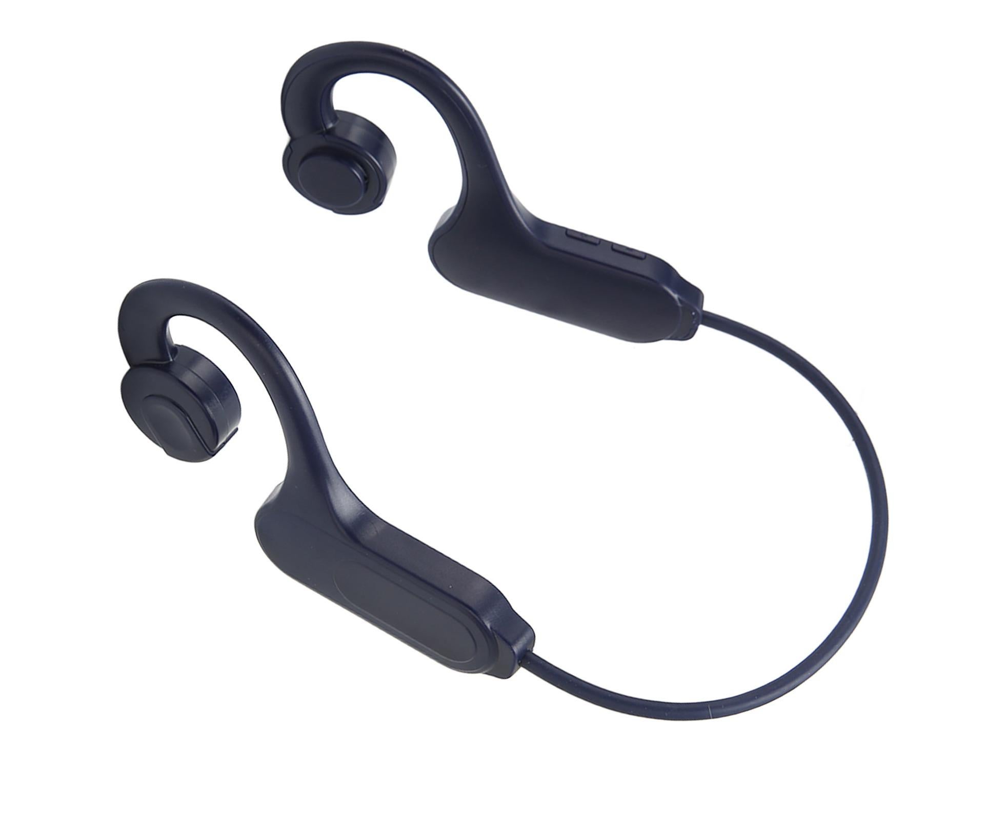 Bone Conduction Headphones Bluetooth 5.3 LED Digital Display IPX5 Waterproof Wireless Earphones for Sports Blue - Image 2