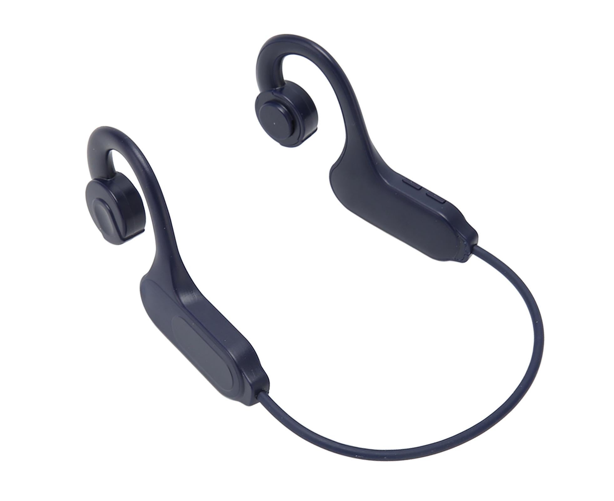 Bone Conduction Headphones Bluetooth 5.3 LED Digital Display IPX5 Waterproof Wireless Earphones for Sports Blue - Image 5