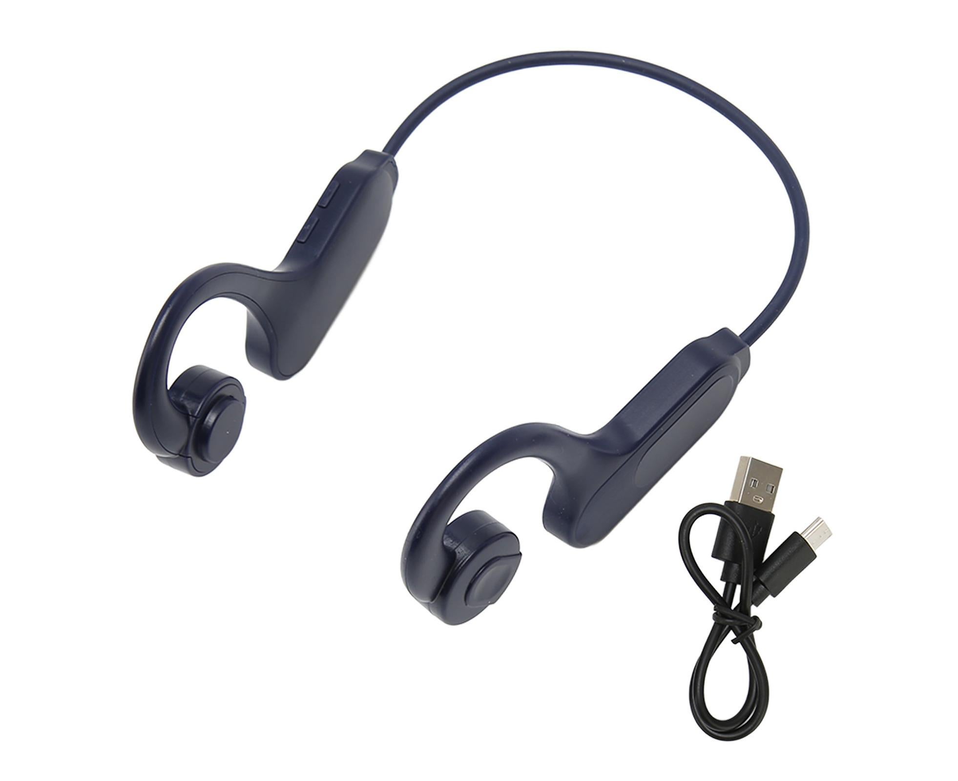 Bone Conduction Headphones Bluetooth 5.3 LED Digital Display IPX5 Waterproof Wireless Earphones for Sports Blue - Image 7