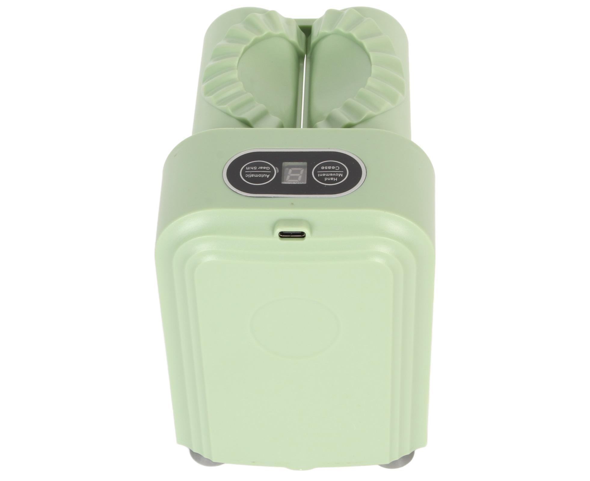 Electric Dumpling Maker Machine Automatic Easy Dumpling Machine with Spoon Brush Household Automatic Dumpling Wrapper Tool Green - Image 3