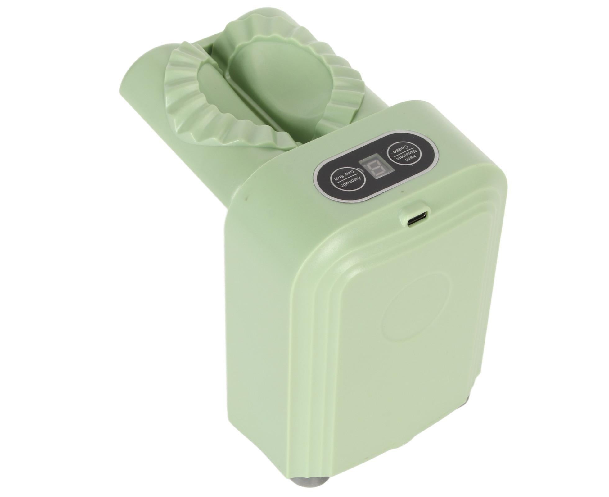 Electric Dumpling Maker Machine Automatic Easy Dumpling Machine with Spoon Brush Household Automatic Dumpling Wrapper Tool Green - Image 4
