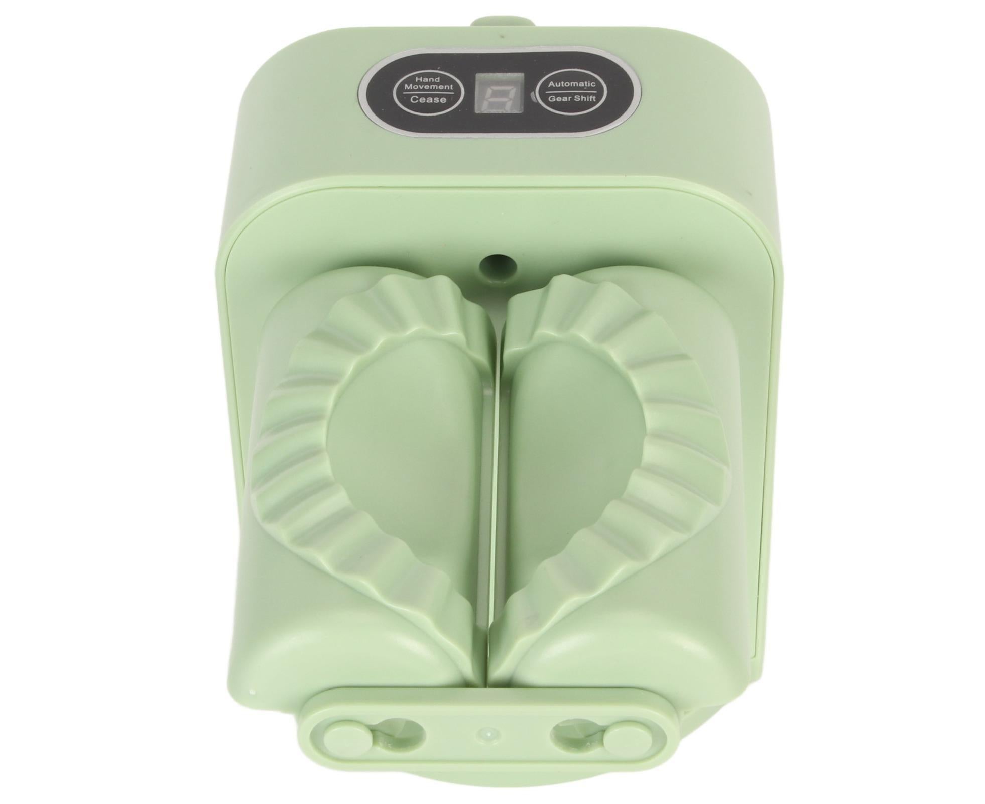 Electric Dumpling Maker Machine Automatic Easy Dumpling Machine with Spoon Brush Household Automatic Dumpling Wrapper Tool Green - Image 5