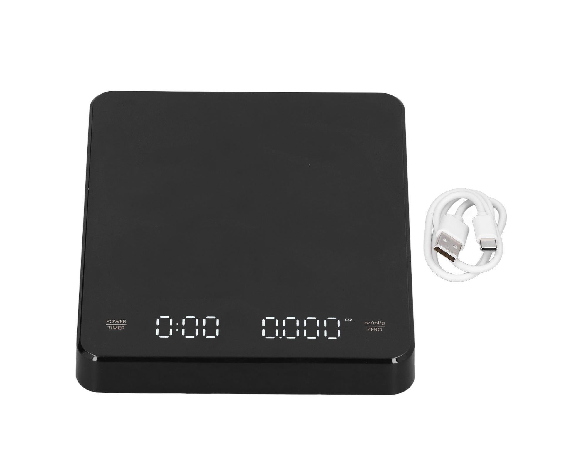 Electronic Coffee Scale Rechargeable High Temperature Resistance 3KG Kitchen Scale for Home - Image 8